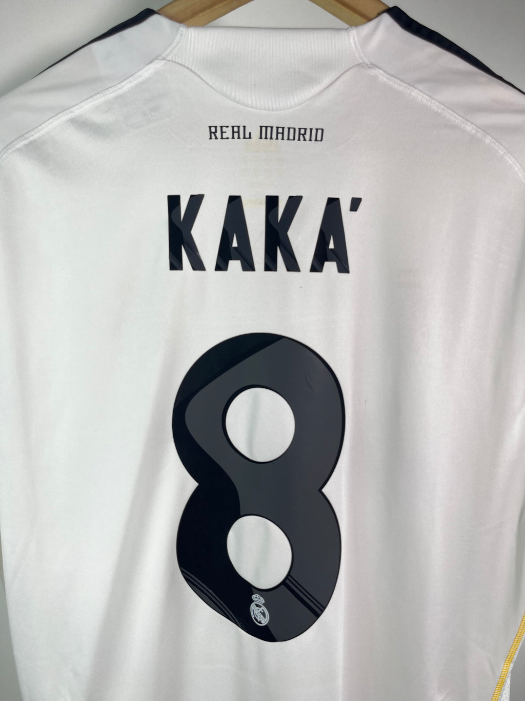 Jersey Real Madrid Local 2009 2010 *Champions League* Kaká (XL)