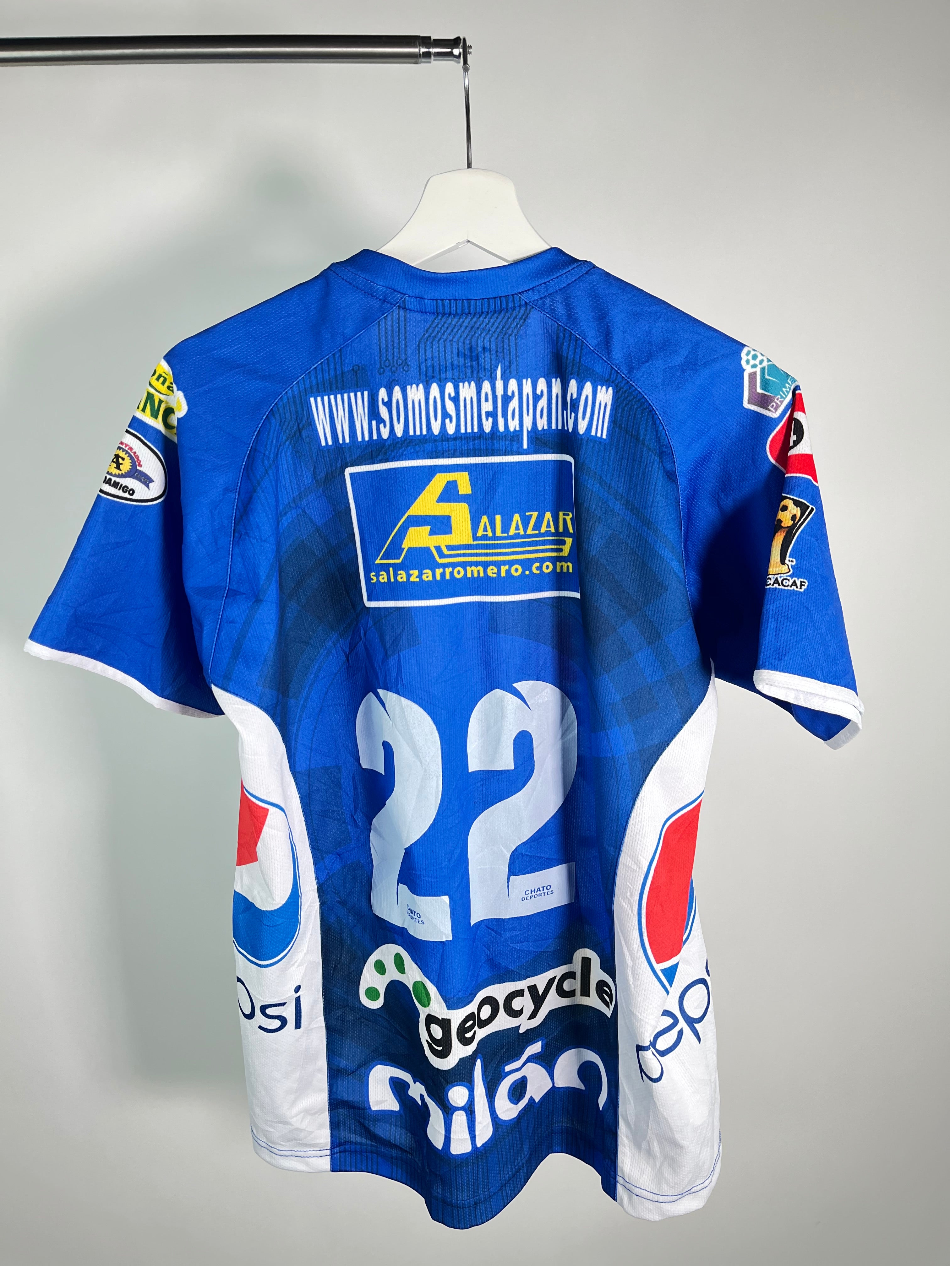 Jersey Isidro Metapán Local 2013 2014 Match Worn Autografiado Michael Funes (M)