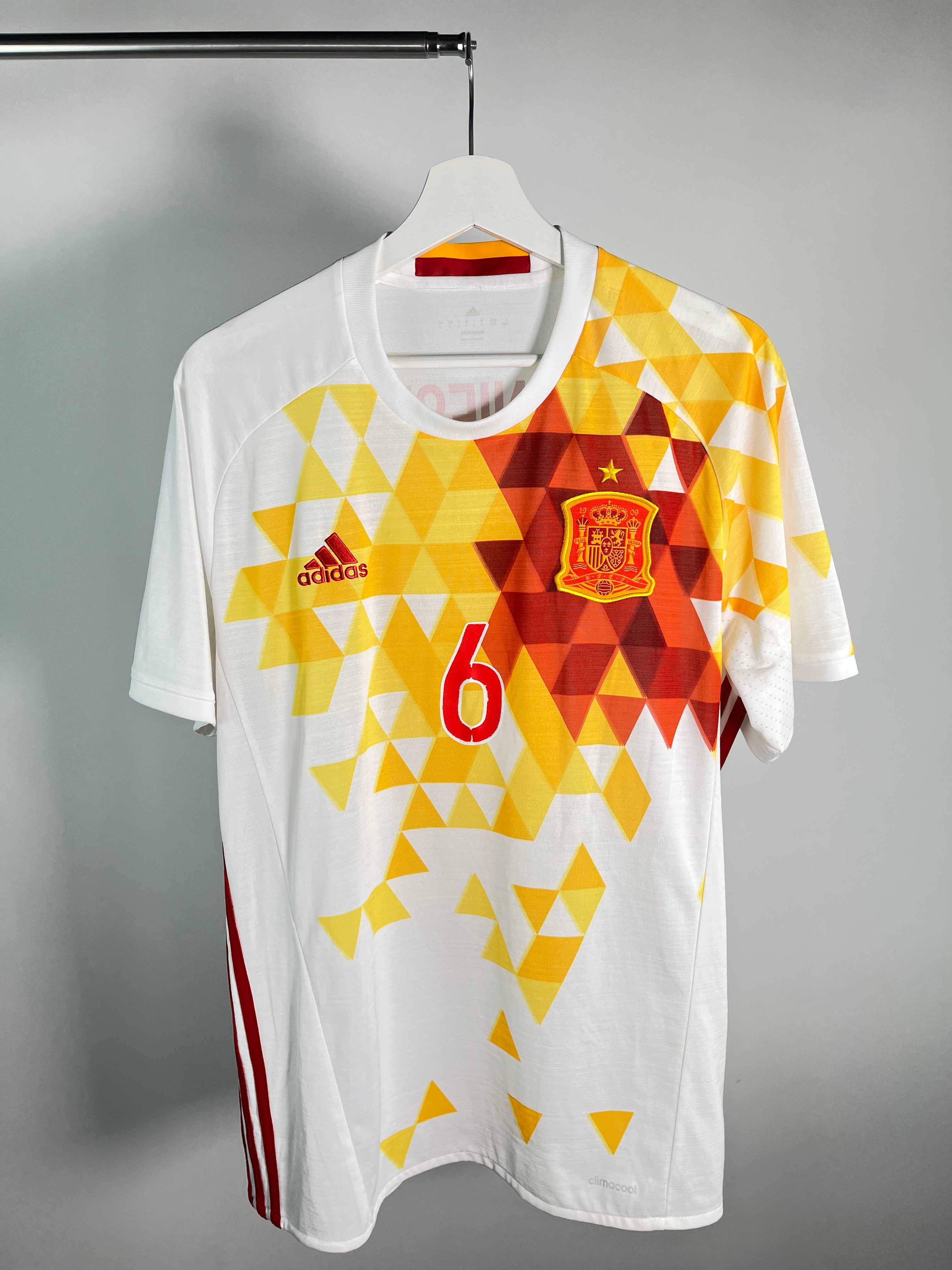 Jersey España Visita 2016 2018 Andrés Iniesta (L)