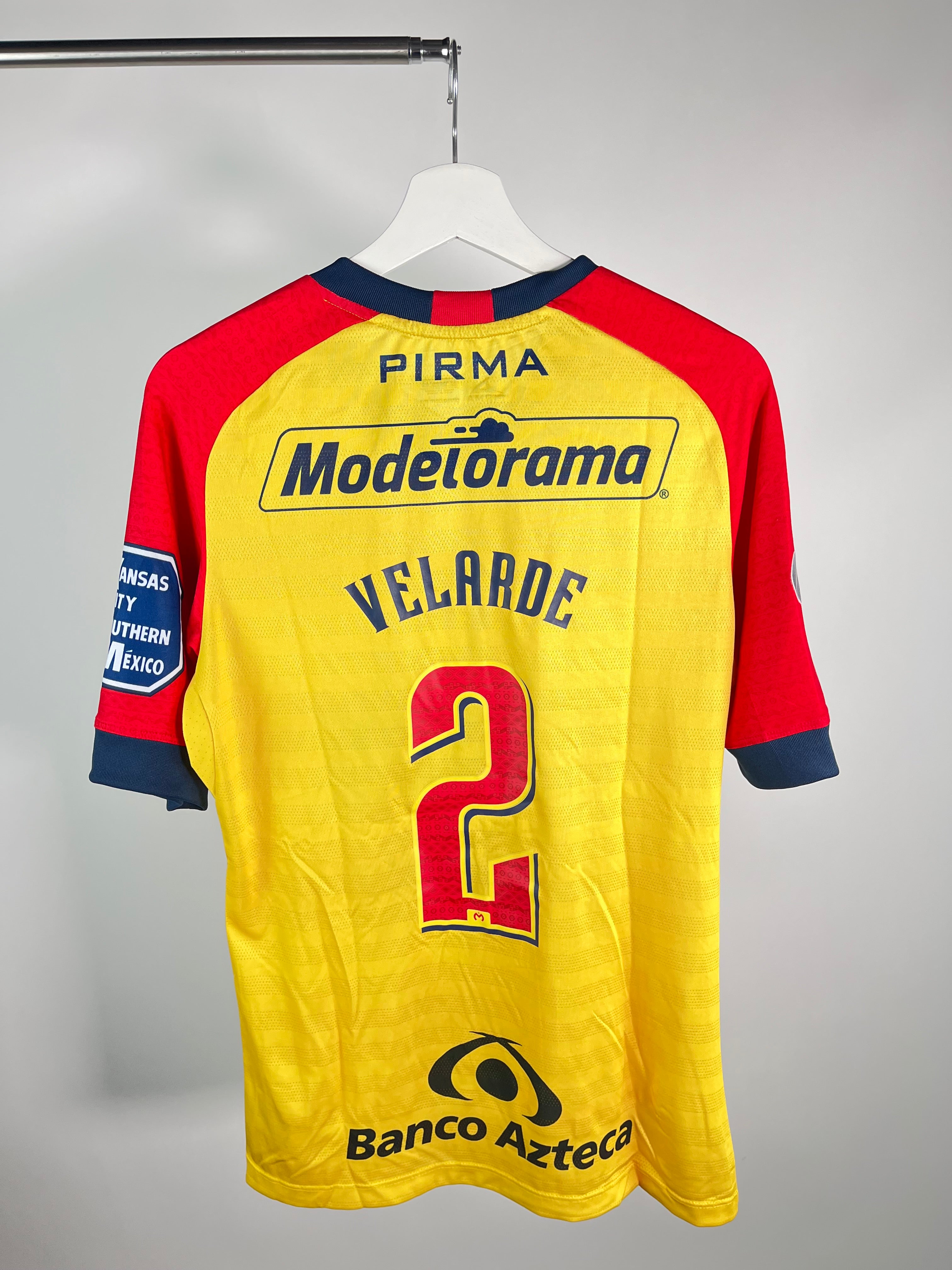 Jersey Monarcas Morelia Local 2019 2020 Match Worn Efraín "Chispa" Velarde (M)