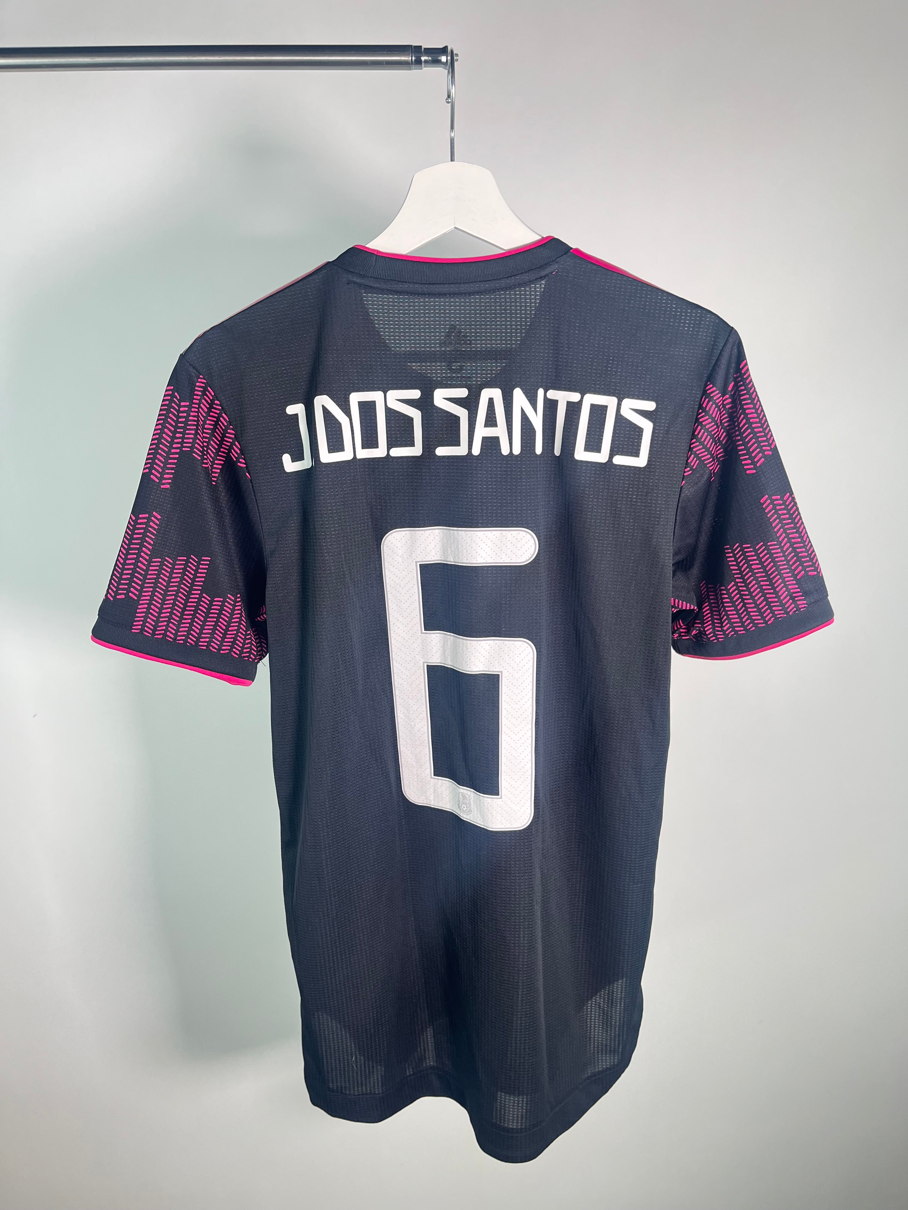 Jersey México Local 2021 2022 Versión Jugador Autografiado por Jonathan Dos Santos (S)