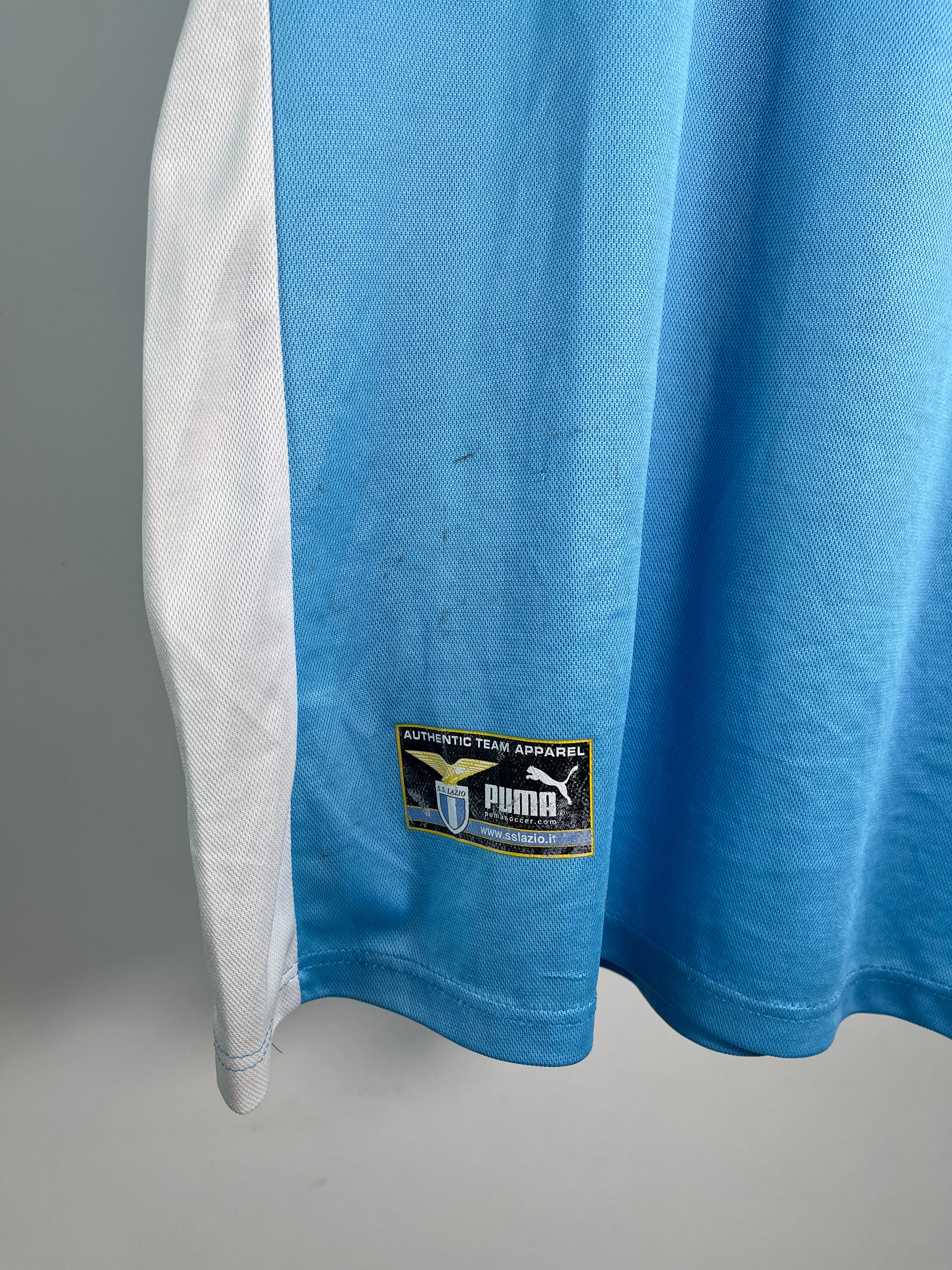 Jersey Lazio Local 2003 2004 Juan Verón (L)