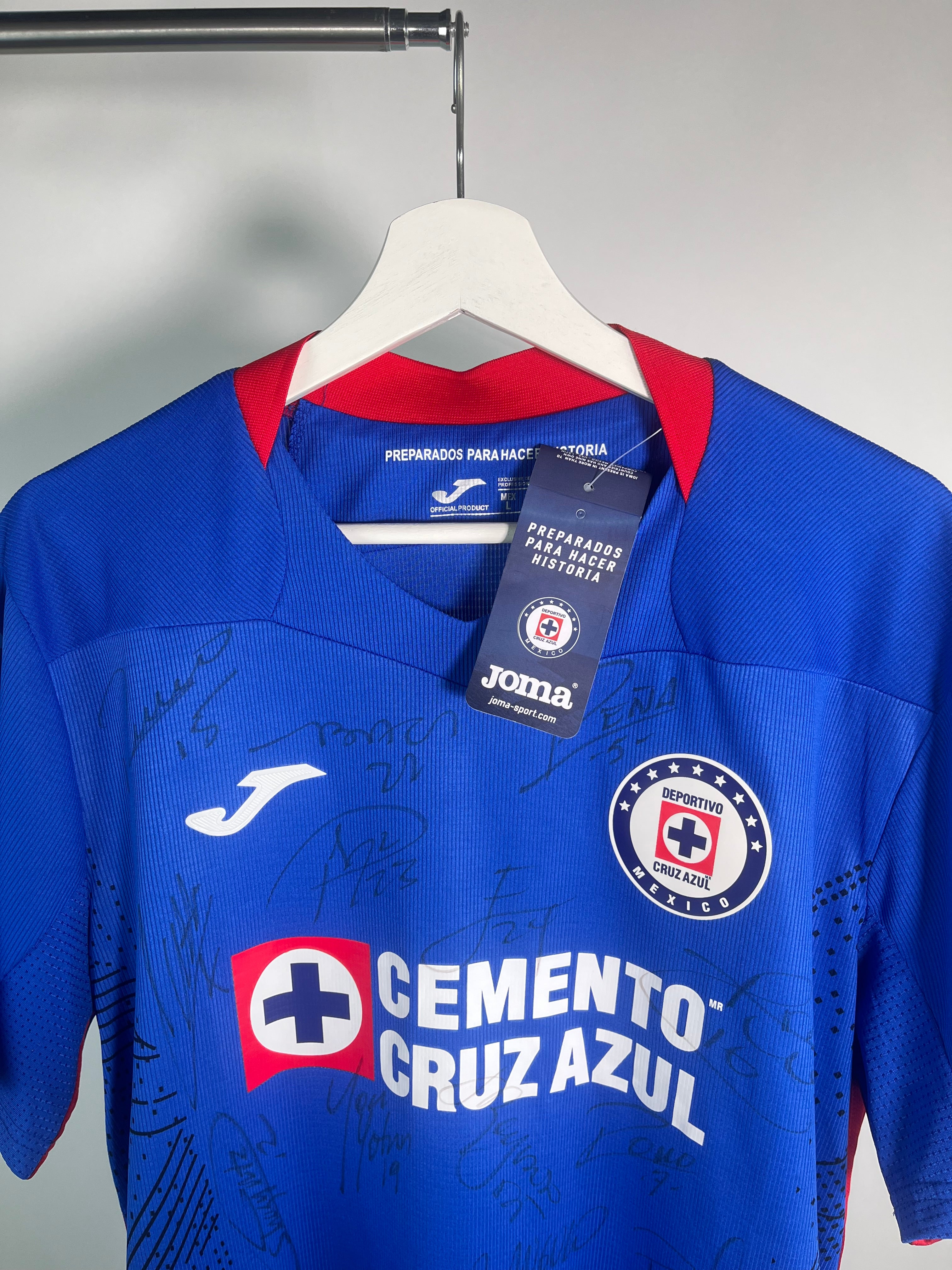 Jersey Cruz Azul Local 2020 2021 Autografiado *C/Etiquetas* (L)