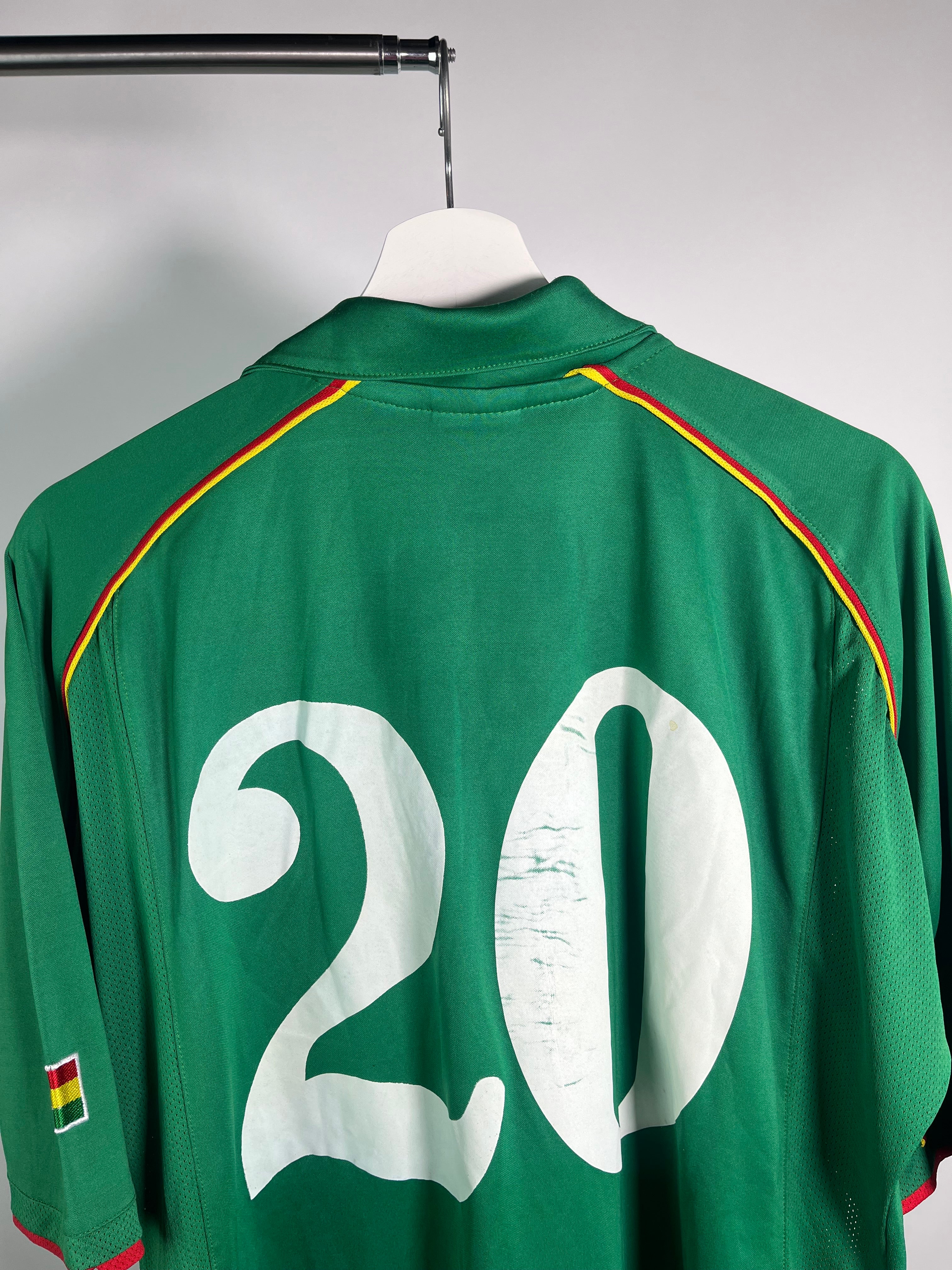 Jersey Bolivia Local 2003 2004 Match Worn Joaquín Botero (L)