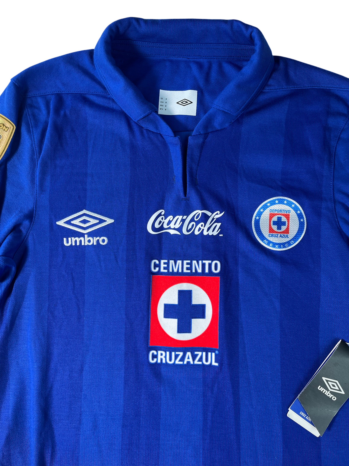 Jersey Cruz Azul Local 2013 2014 Autografiada Christian "Chaco" Giménez *C/Etiquetas* (M)