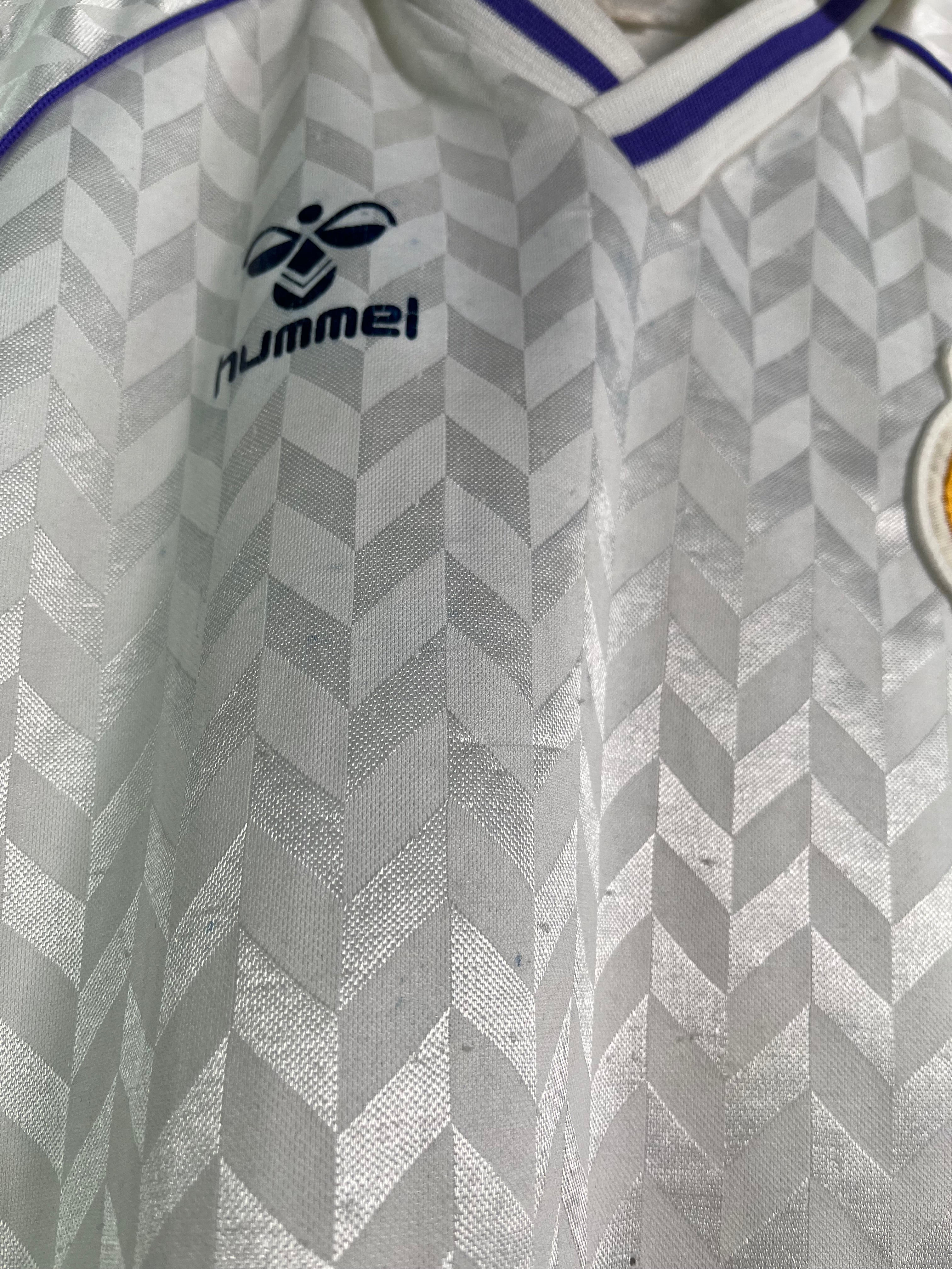 Jersey Real Madrid Local 1986 1987 Hugo Sánchez (S)