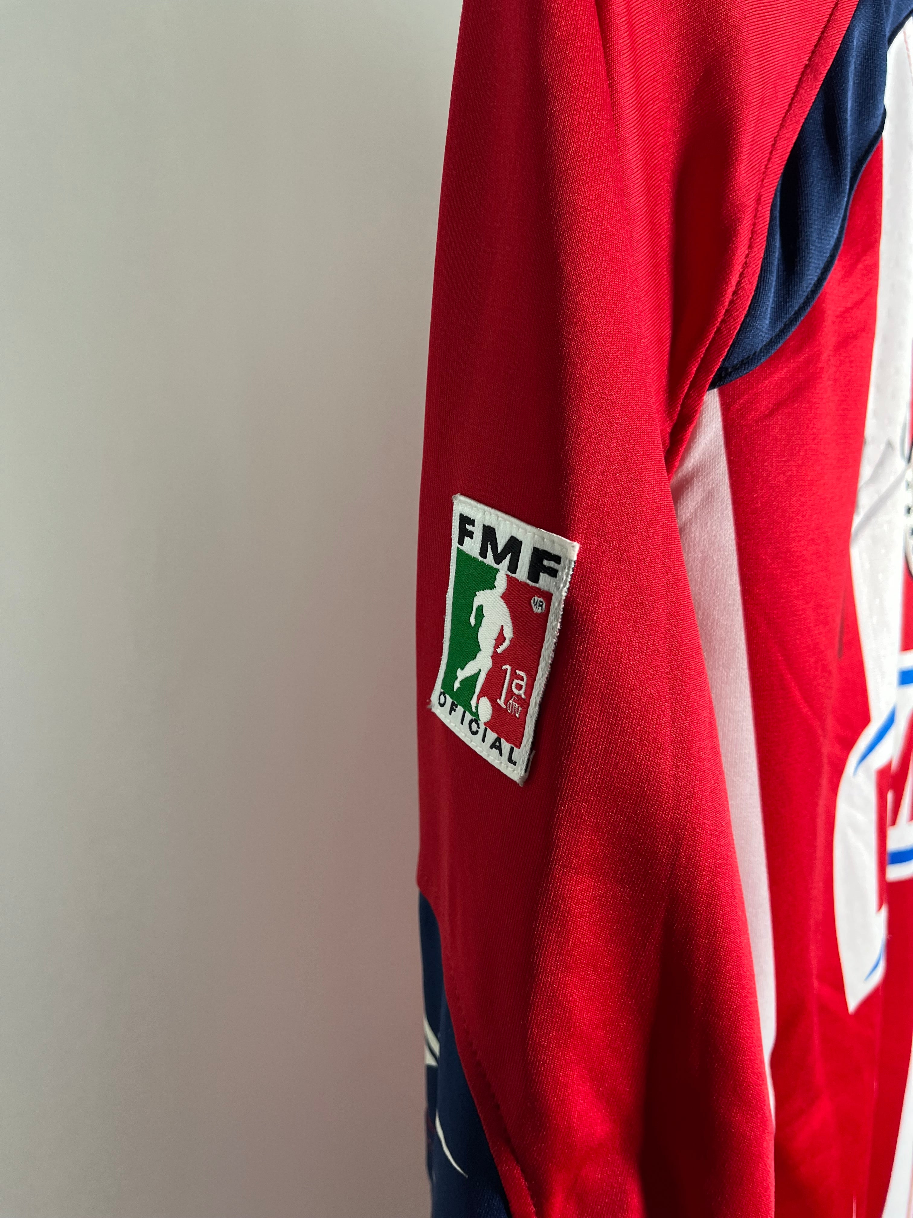 Jersey Chivas Local 2010 2011 Manga Larga Autografiado por Chicharito (S)