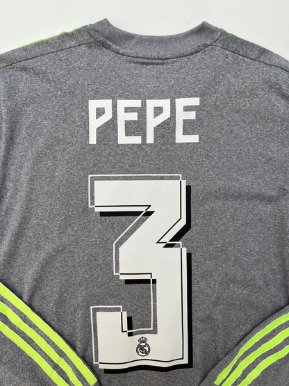 Jersey Real Madrid Visita 2015 2016 Manga Larga Pepe (S)