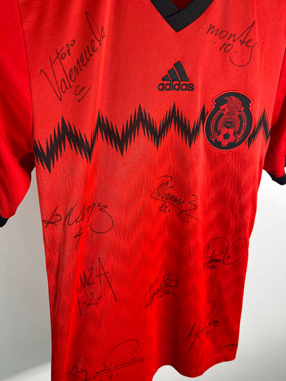 Jersey México Visita 2014 2015 Autografiada *C/Etiquetas*(S)