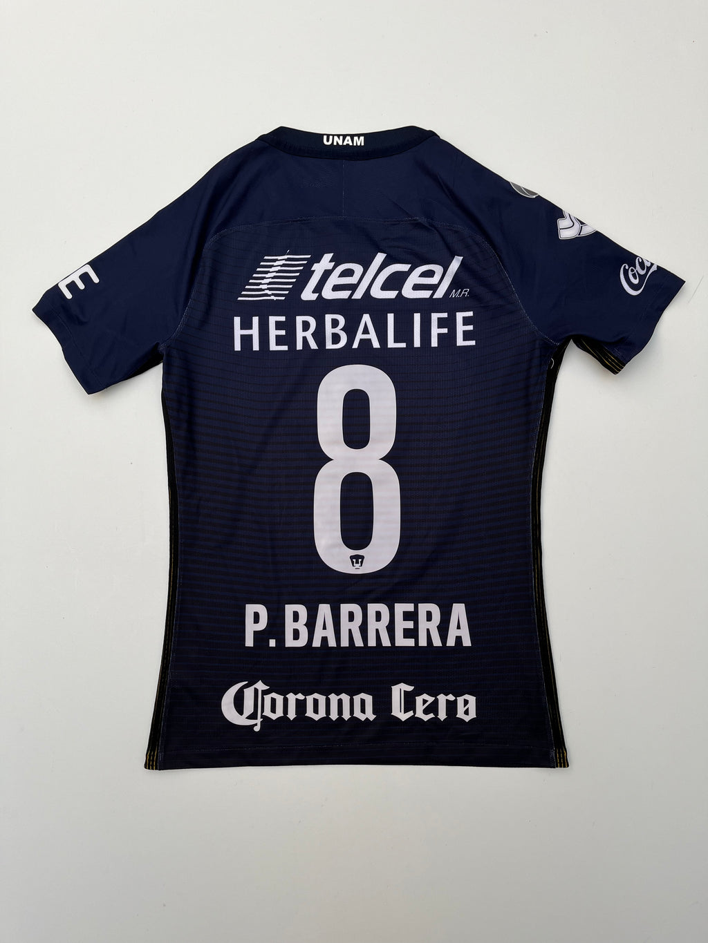 Jersey Pumas Tercera 2017 2018 Match Worn Pablo Barrera (M)