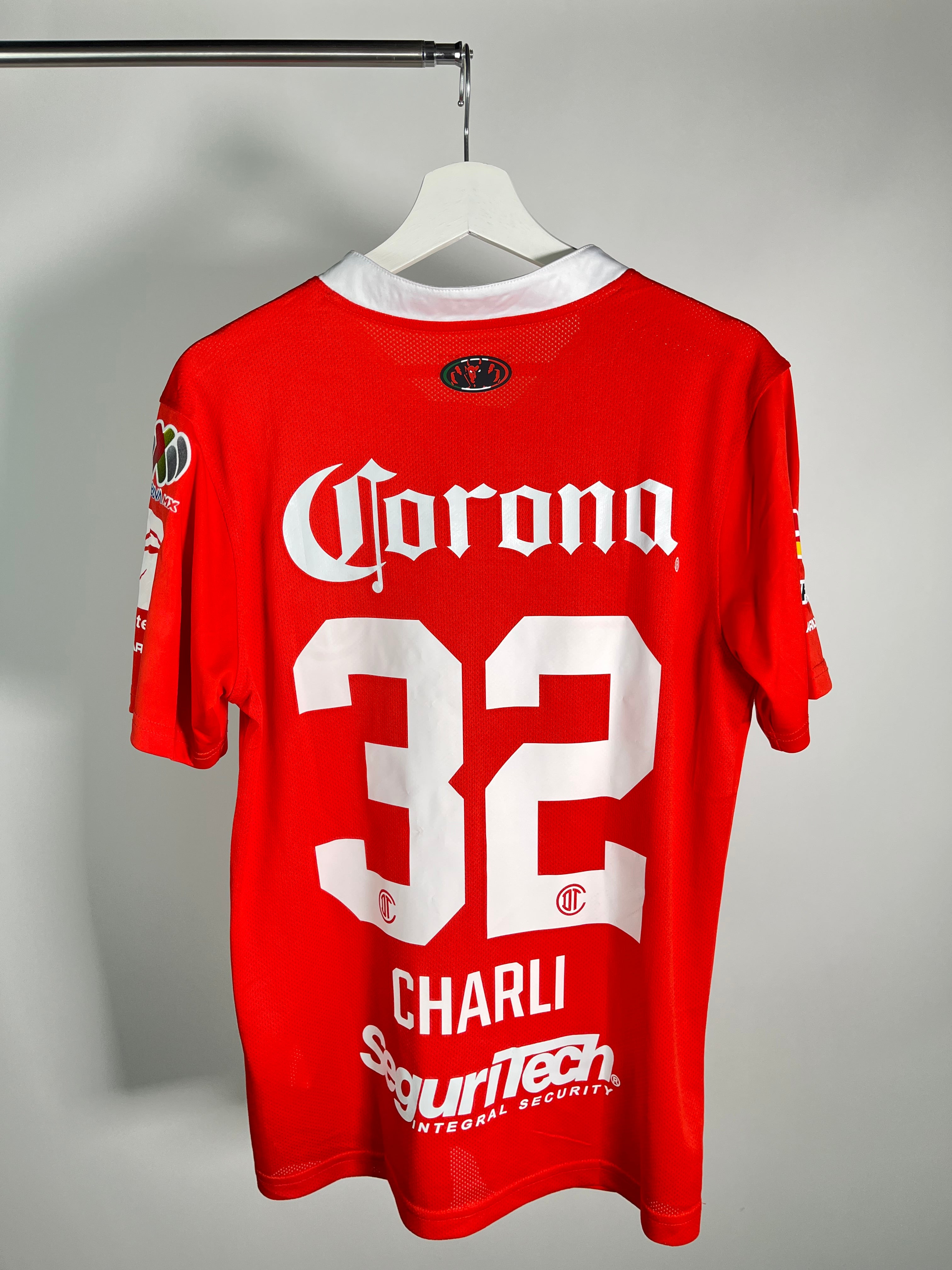 Jersey Toluca Local 2022 2023 Carlos "Charli" Gonzalez (M)
