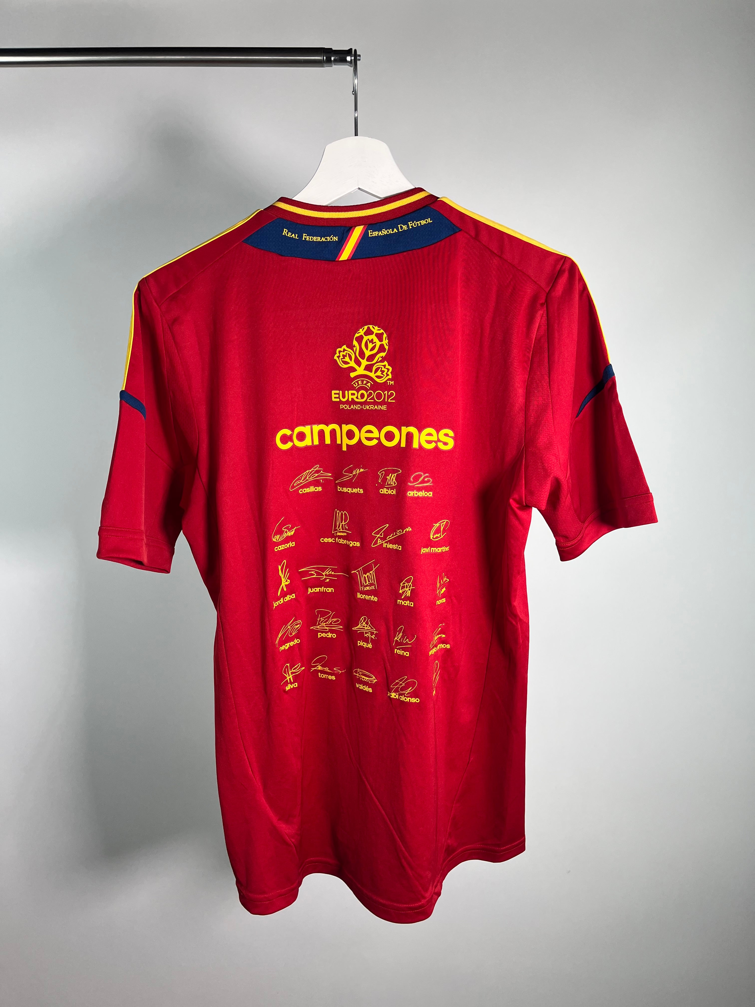 Jersey España Local 2012 2013 Edición Especial Campeones (S)