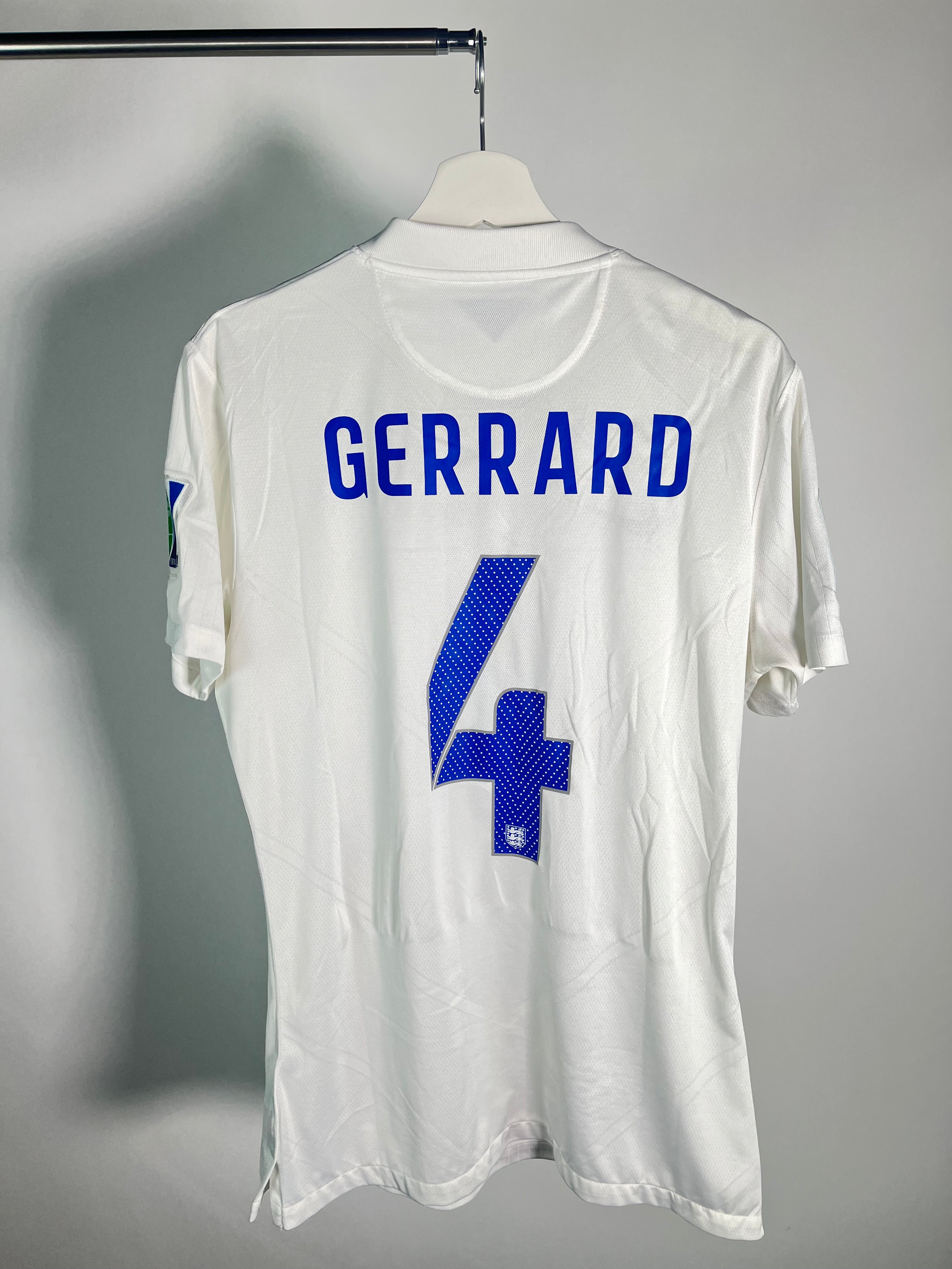 Jersey Inglaterra Local 2014 2015 Versión Jugador Steven Gerrard (M)