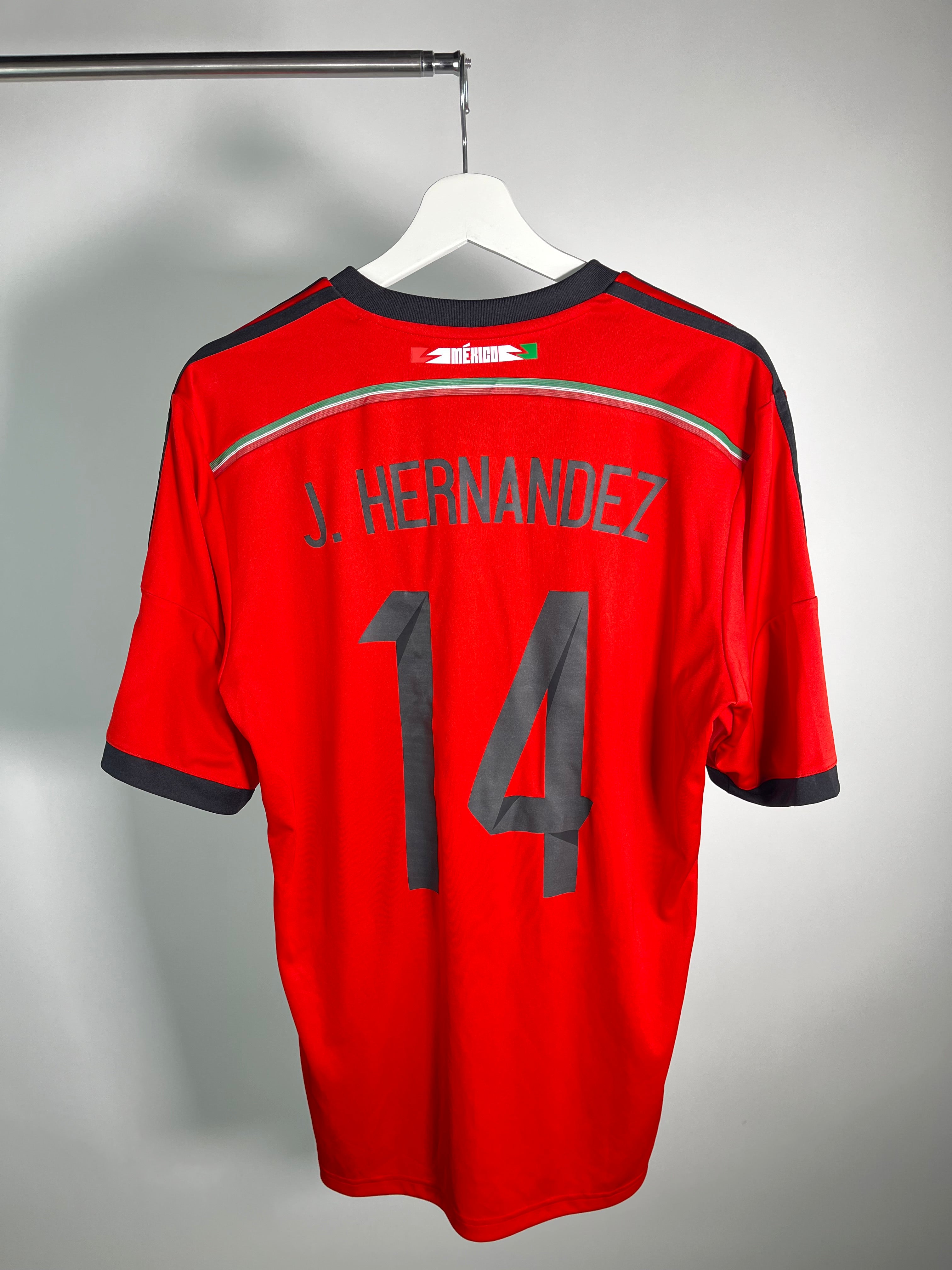 Jersey México Visita 2014 2015 *Match Detail vs Brasil* Javier Hernandez (M)