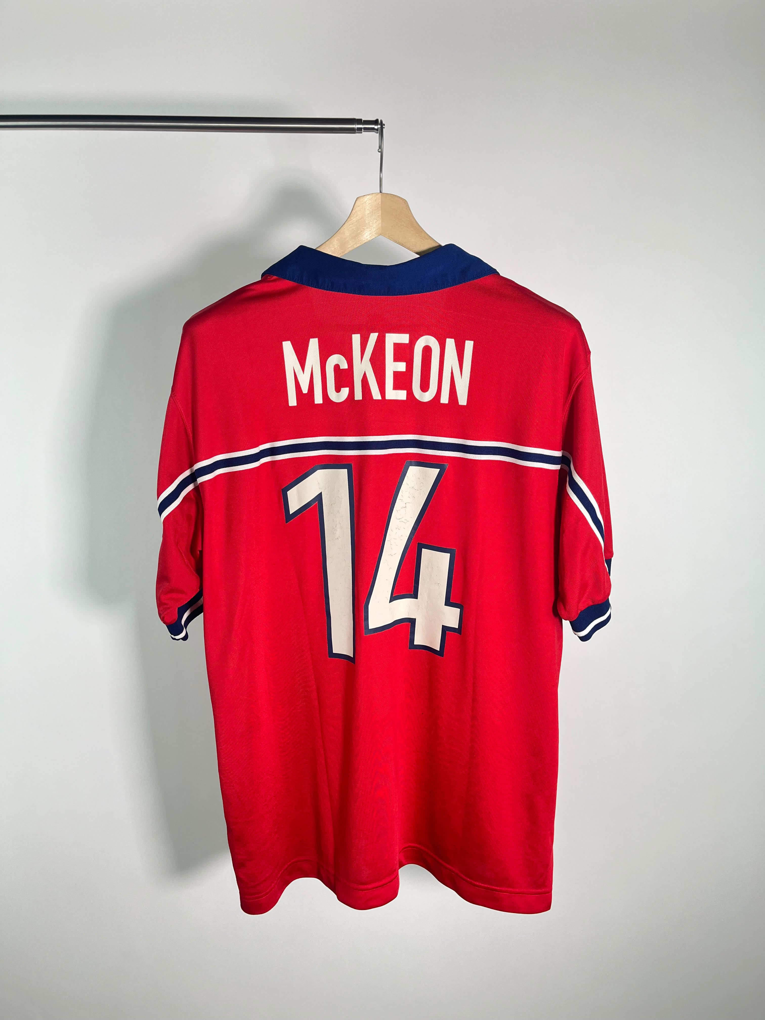 Jersey Estados Unidos Visita 1998 1999 Match Worn Matt McKeon (XL)