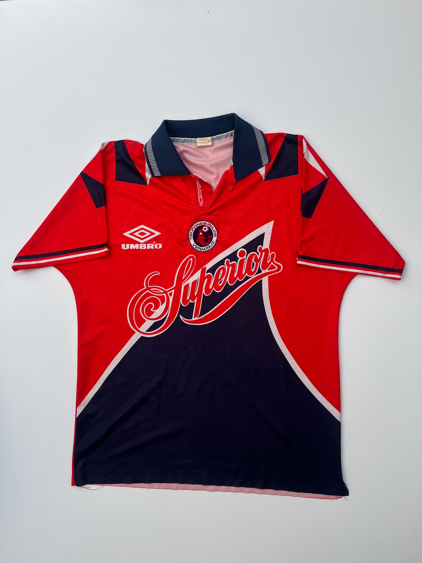 Jersey Veracruz Local 1995 1996 Match Worn Niver Arboleda (L)