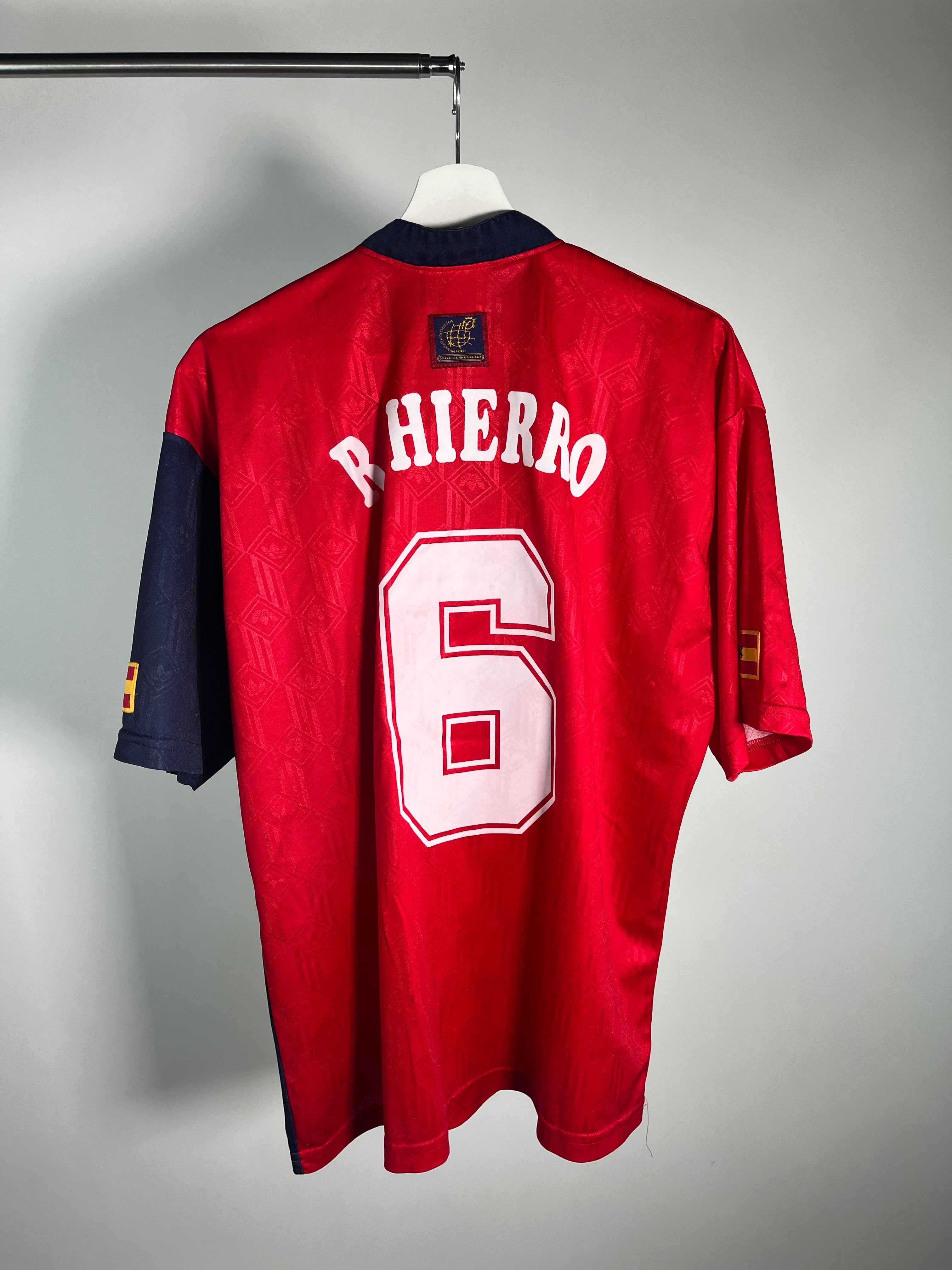 Jersey España Local 1996 1998 Fernando Hierro (L)