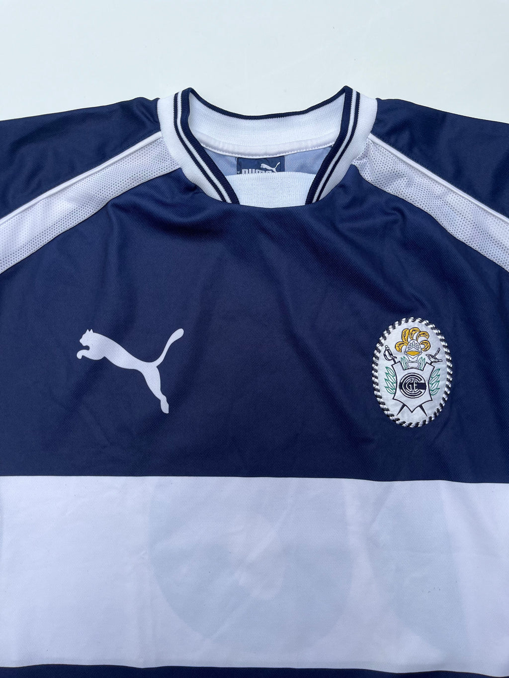 Jersey Gimnasia y Esgrima Visita 2002 2003 Match Worn Furlanetto (L)