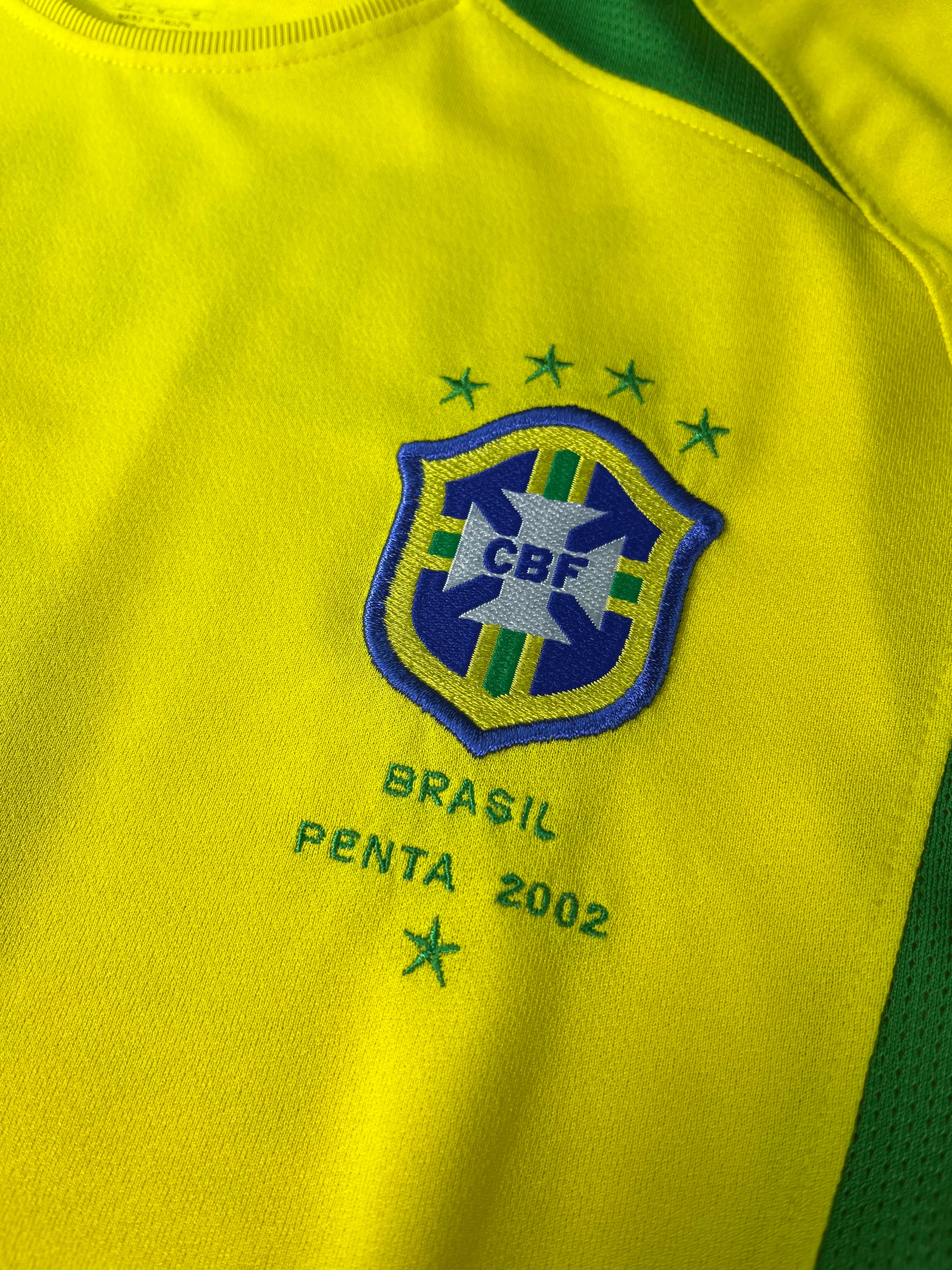 Jersey Brasil Local 2002 2004 Ronaldo Nazario (M)