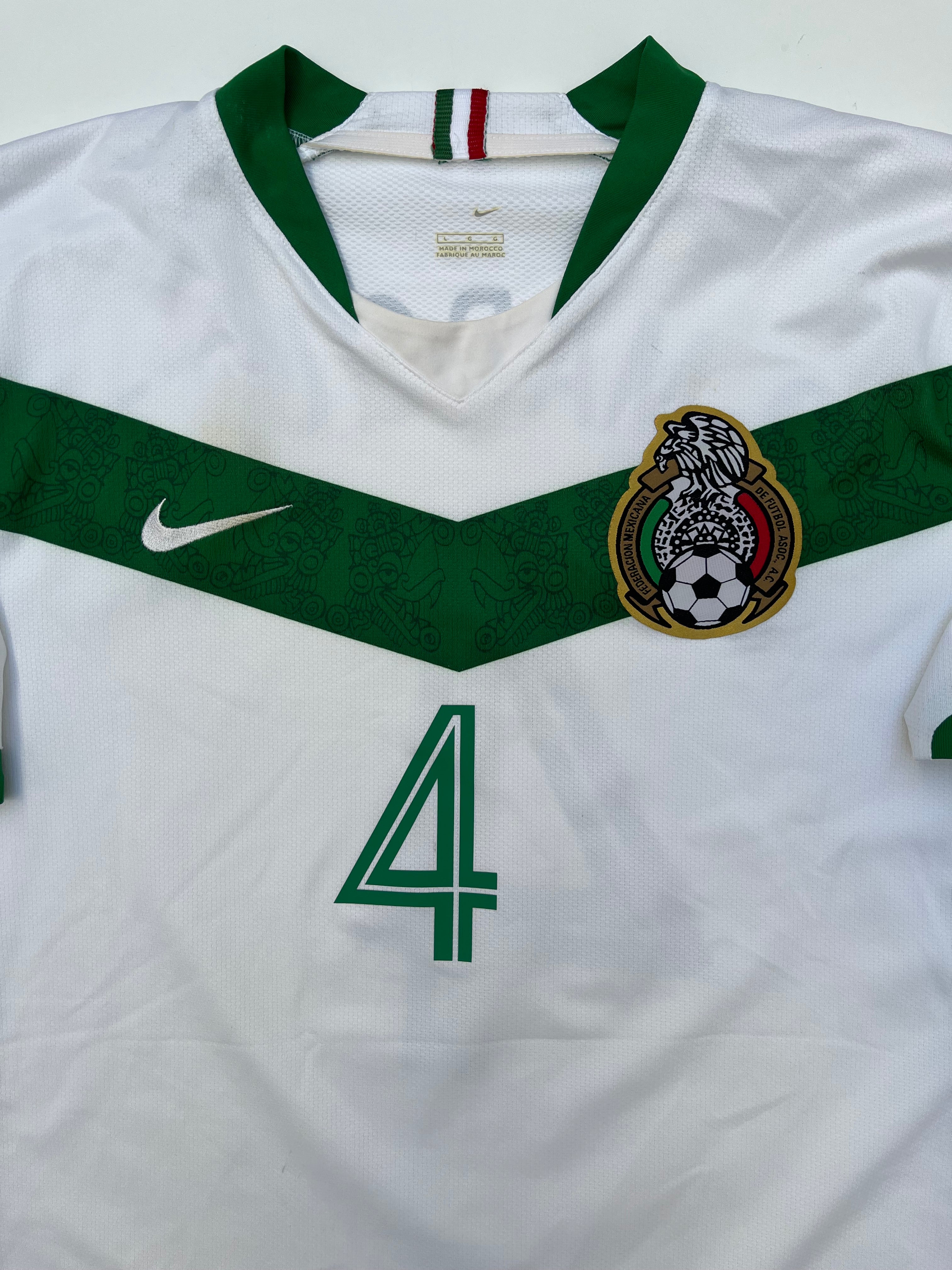 Jersey México Visita 2006 2007 Rafael Márquez Versión Jugador (L)
