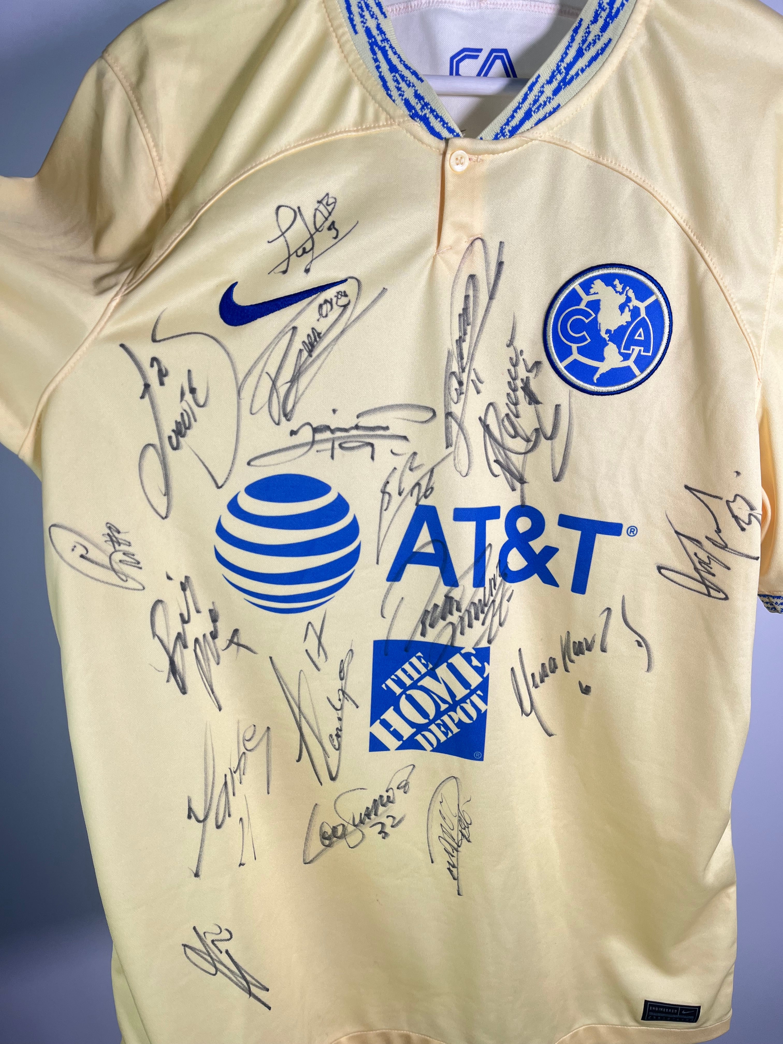Jersey Club América Local 2022 2023 Autografiado Álvaro Fidalgo (L)