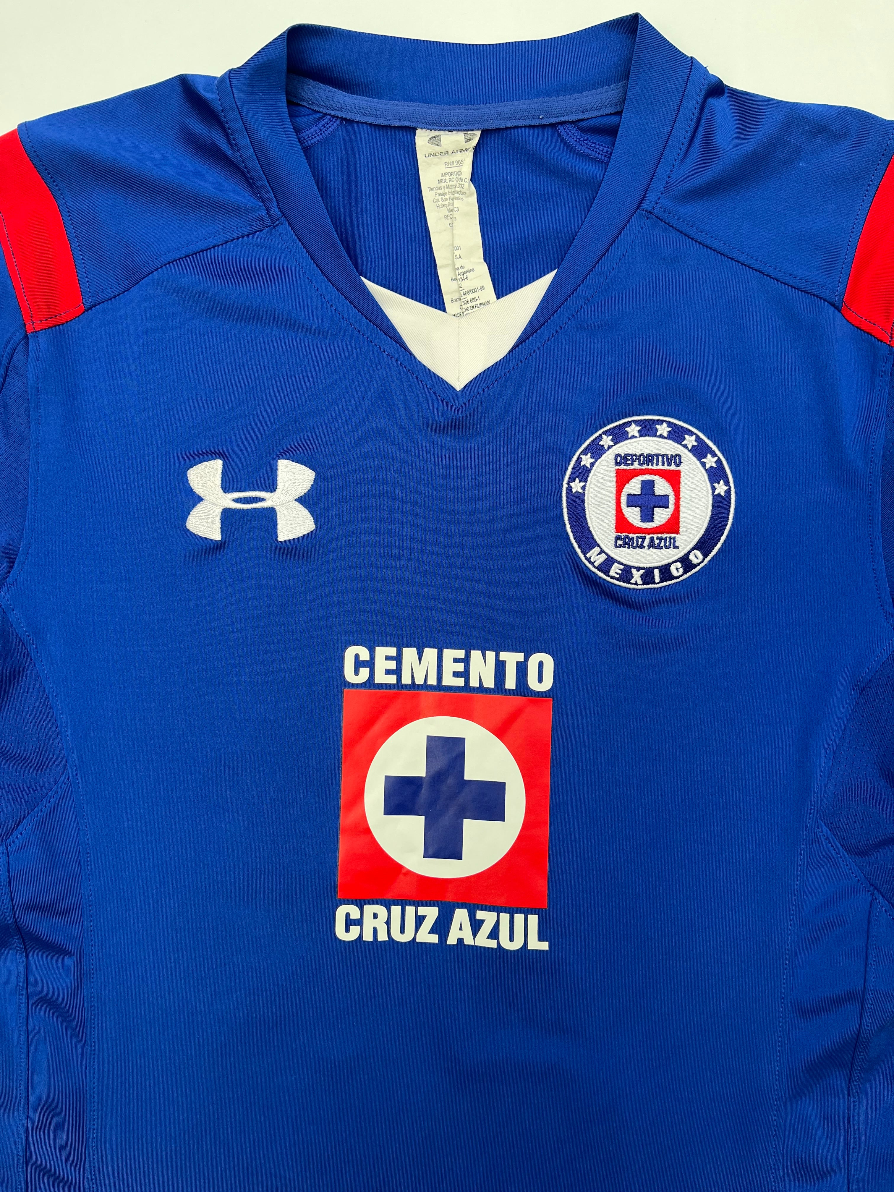 Jersey Cruz Azul Local 2014 2015 Match Worn Joao Rojas (S)