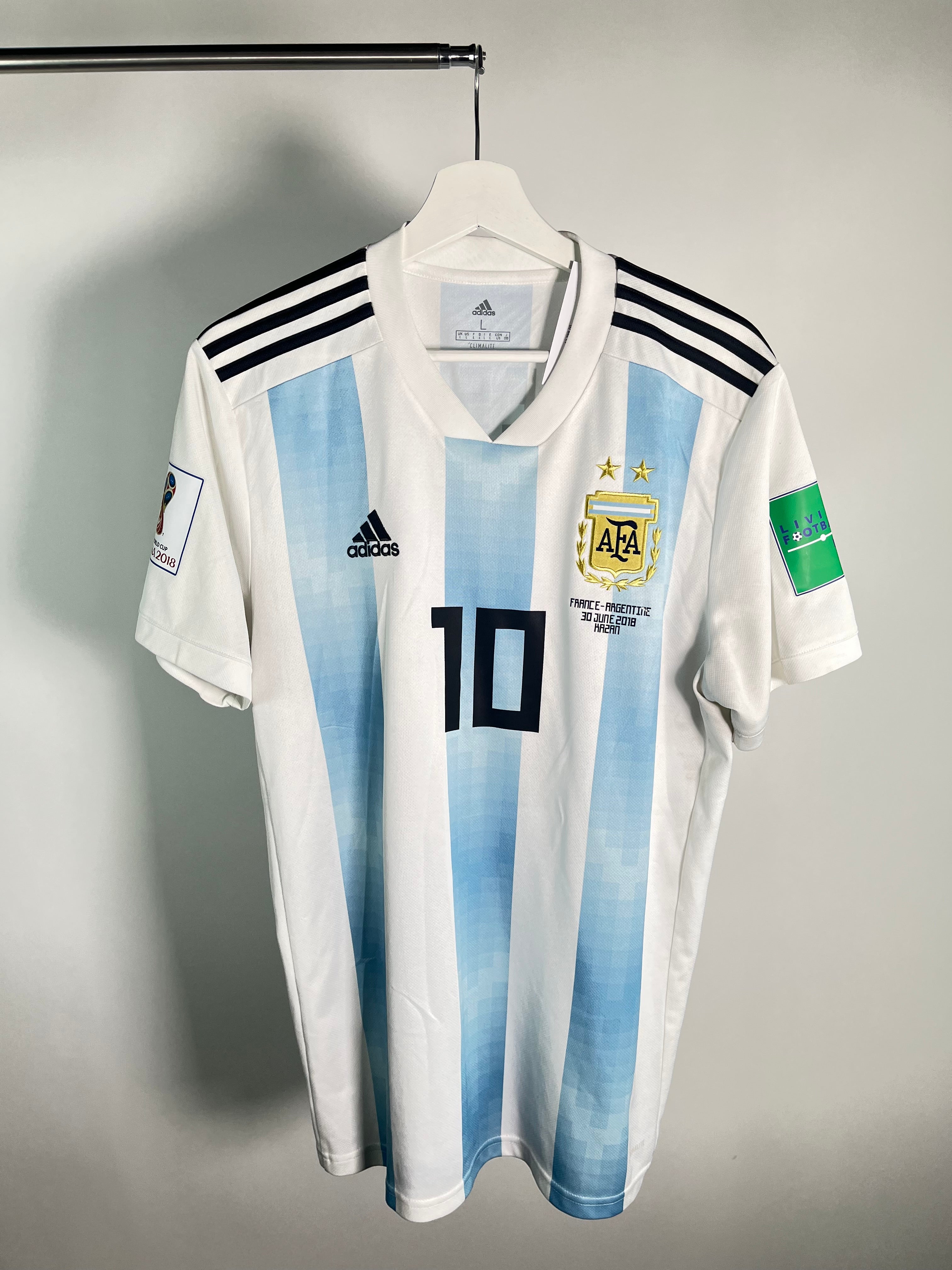 Jersey Argentina Local 2018 2020 Lionel Messi (L)