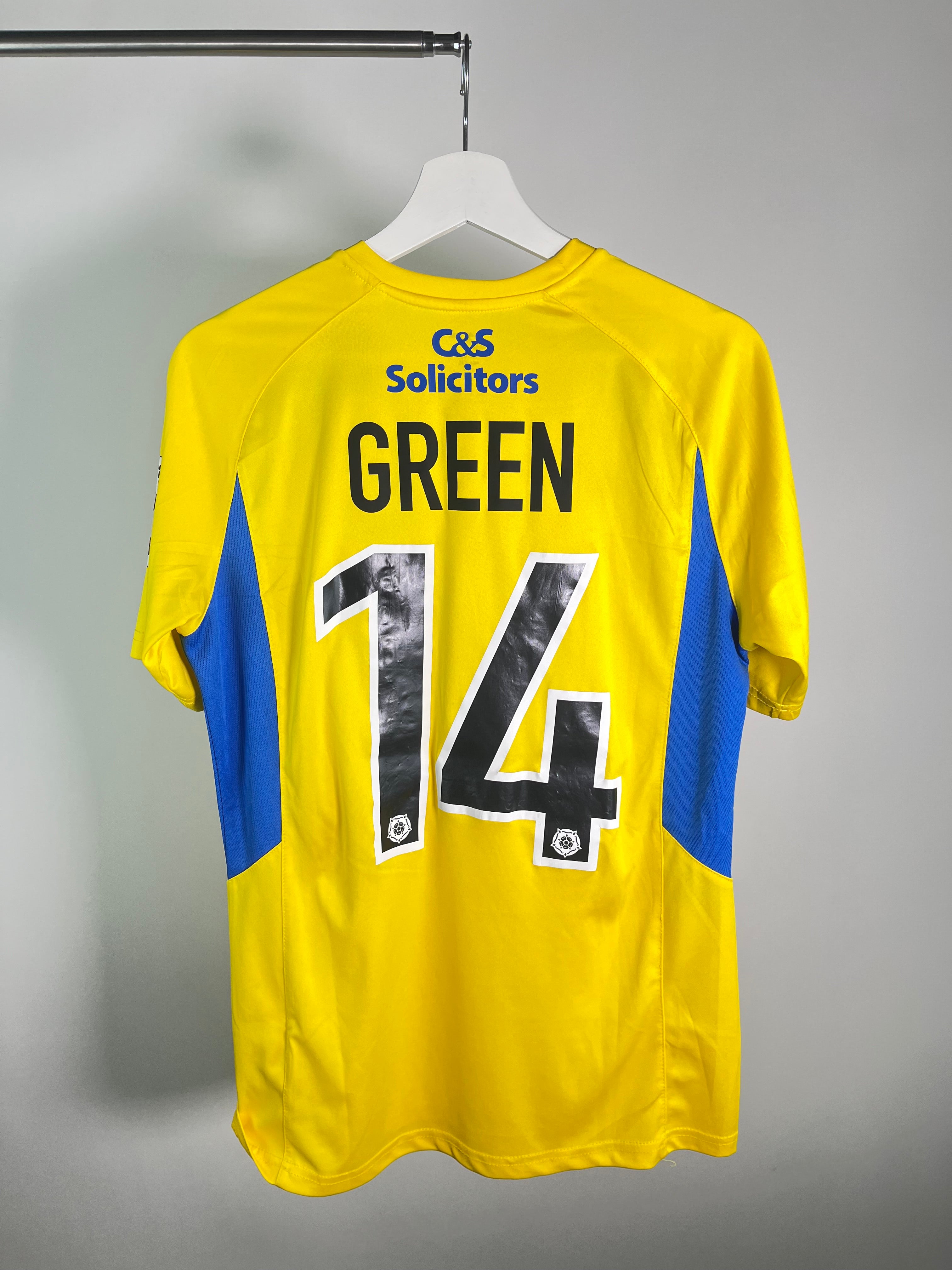 Jersey Kidderminster Harriers Visita 2015 2016 Utilería Green (S)