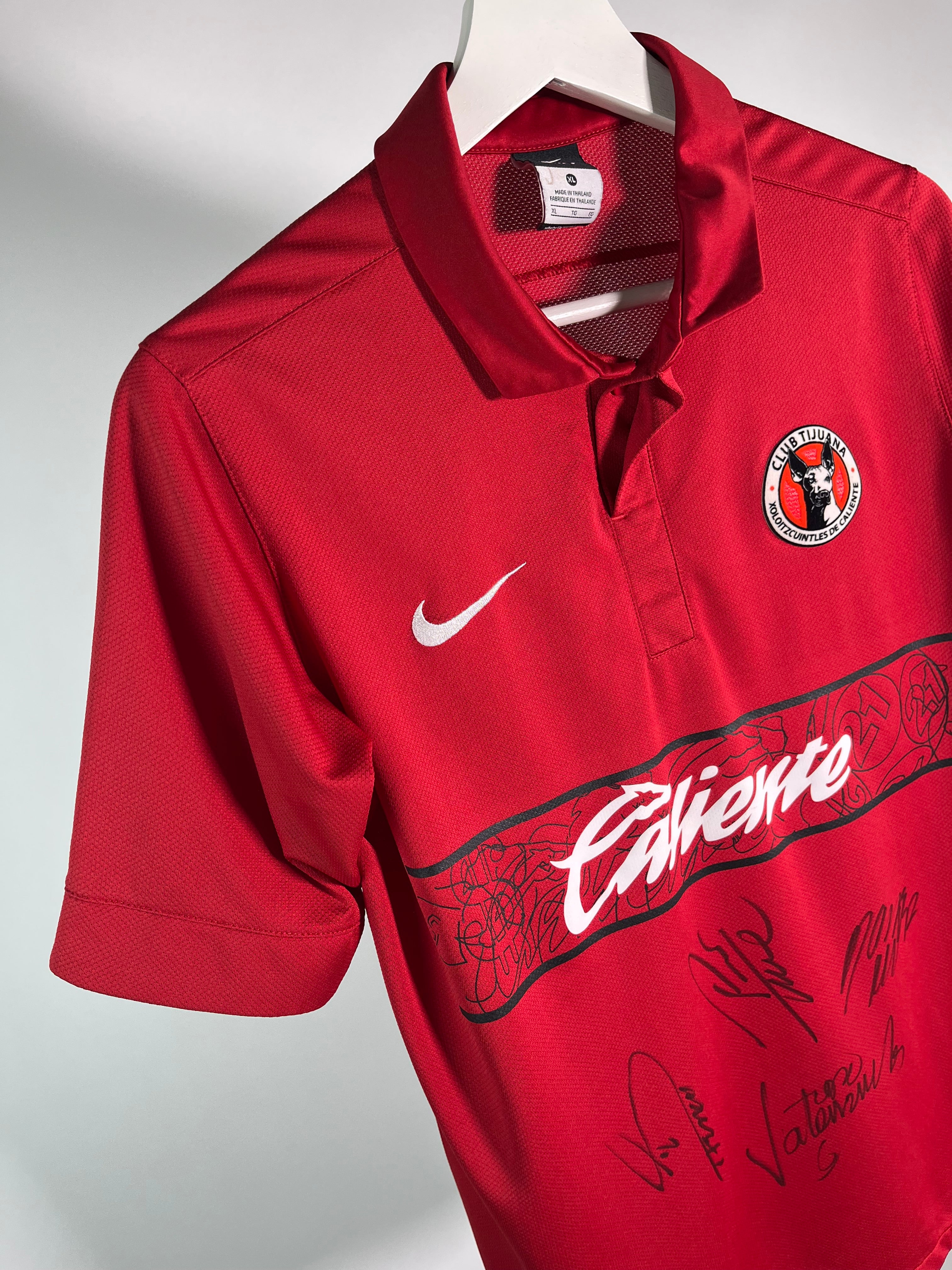 Jersey Xolos Local 2012 2013 Autografiada (XL Niño)
