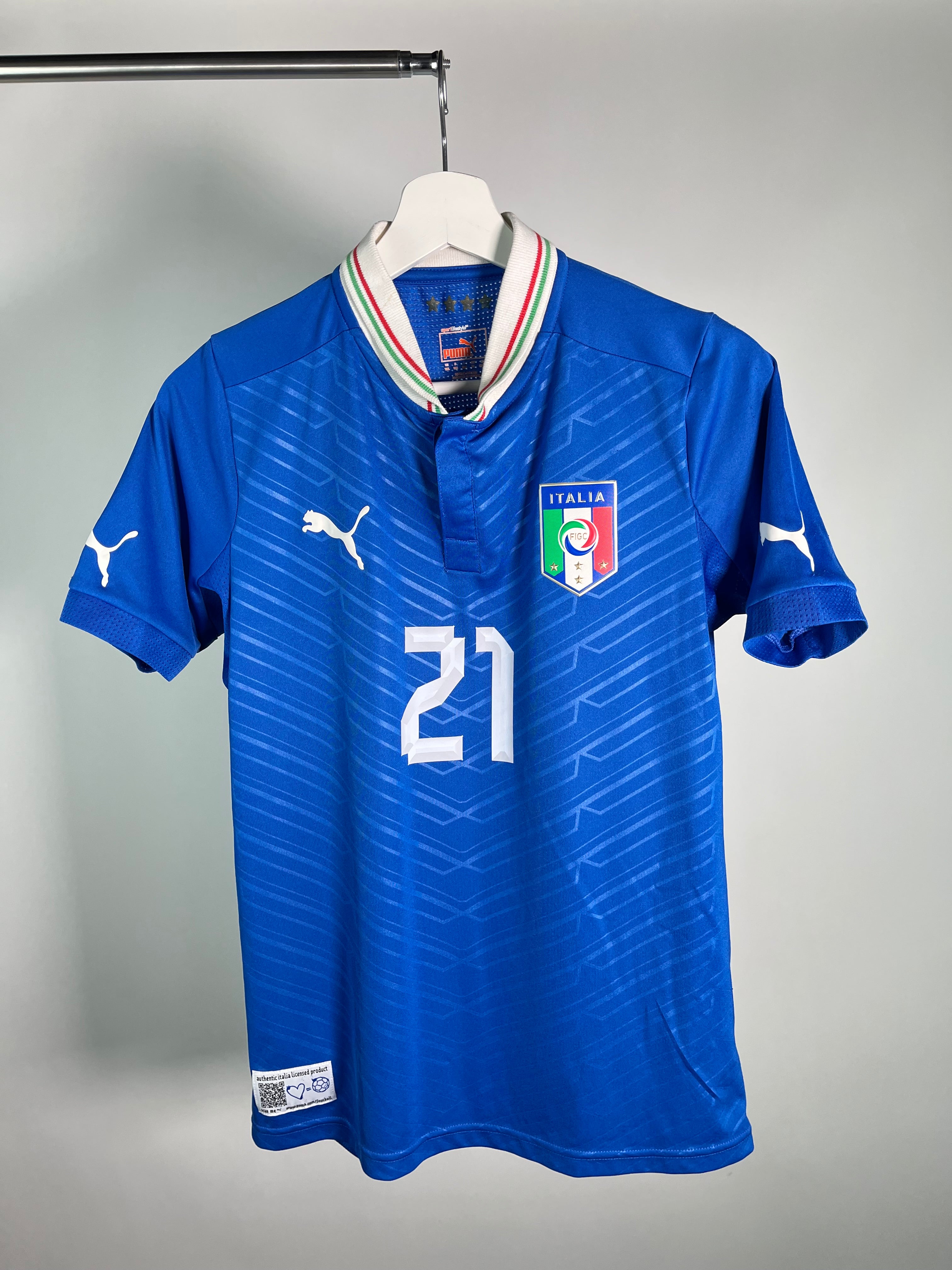 Jersey Italia Local 2012 2012 Andrea Pirlo (XL Niño)