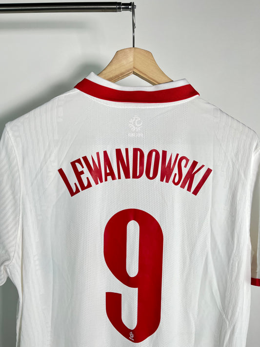 Jersey Polonia Local 2020 2022 Versión Jugador *Eurocopa* Robert Lewandowski (XL)