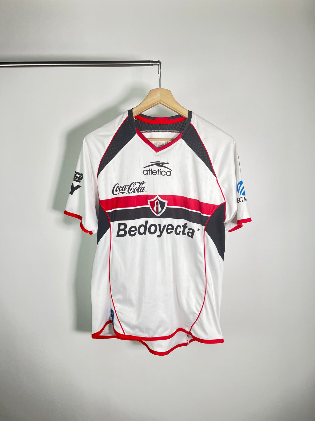 Jersey Atlas Visita 2007 2008 Utilería Emanuel Centurión (L)