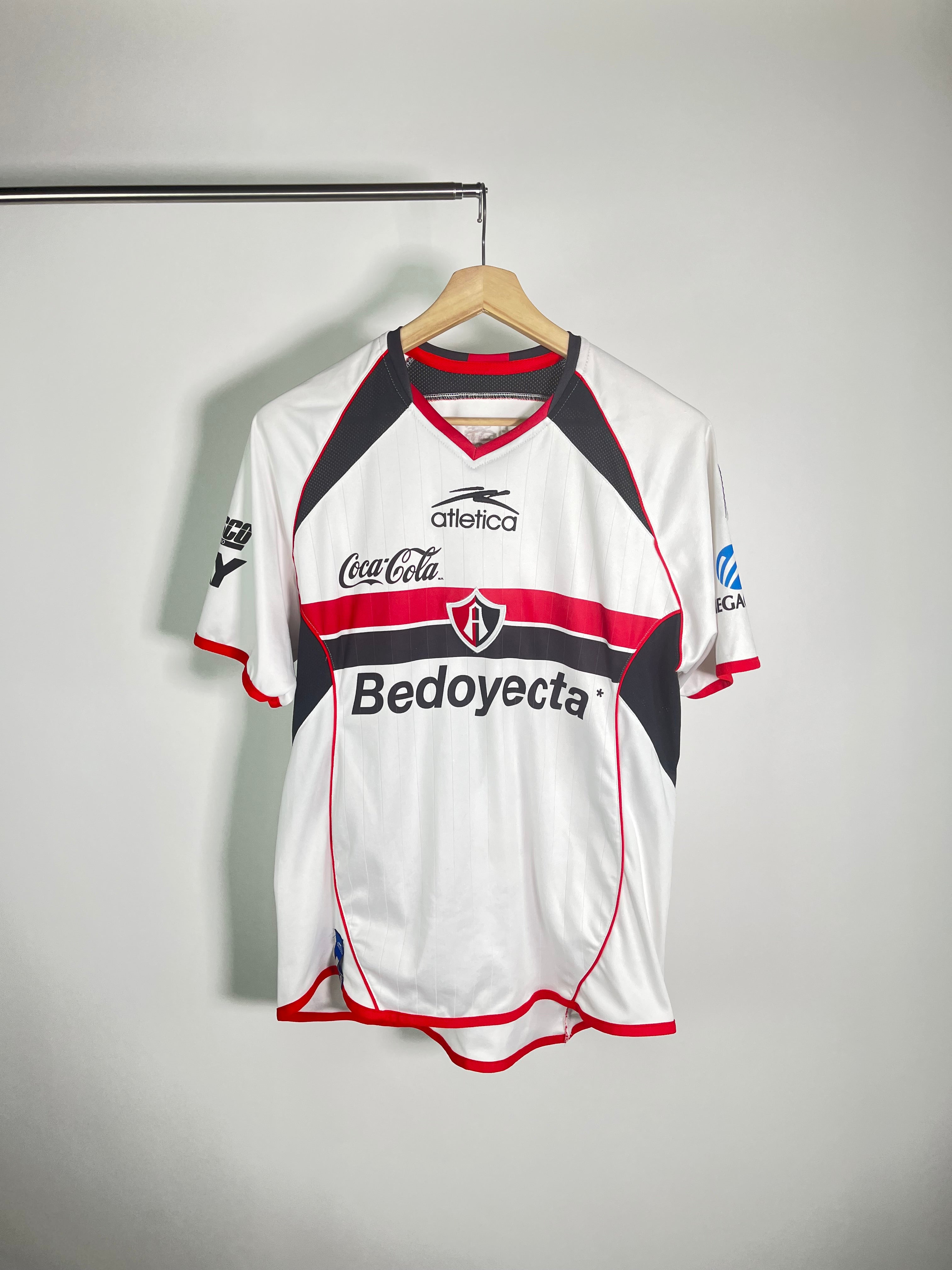 Jersey Atlas Visita 2007 2008 Utilería Emanuel Centurión (L)