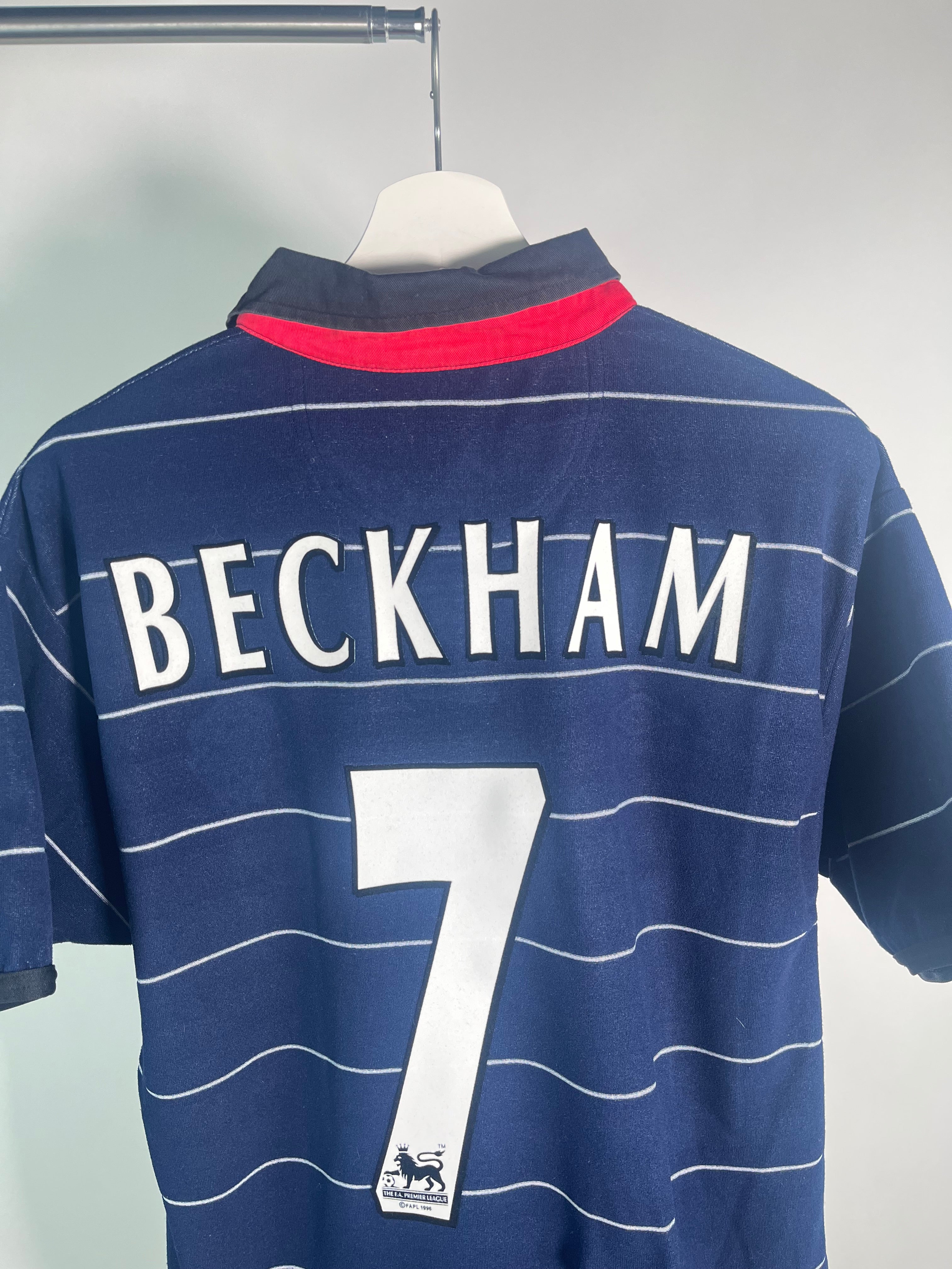 Jersey Manchester United Visita 1999 2000 David Beckham (M)