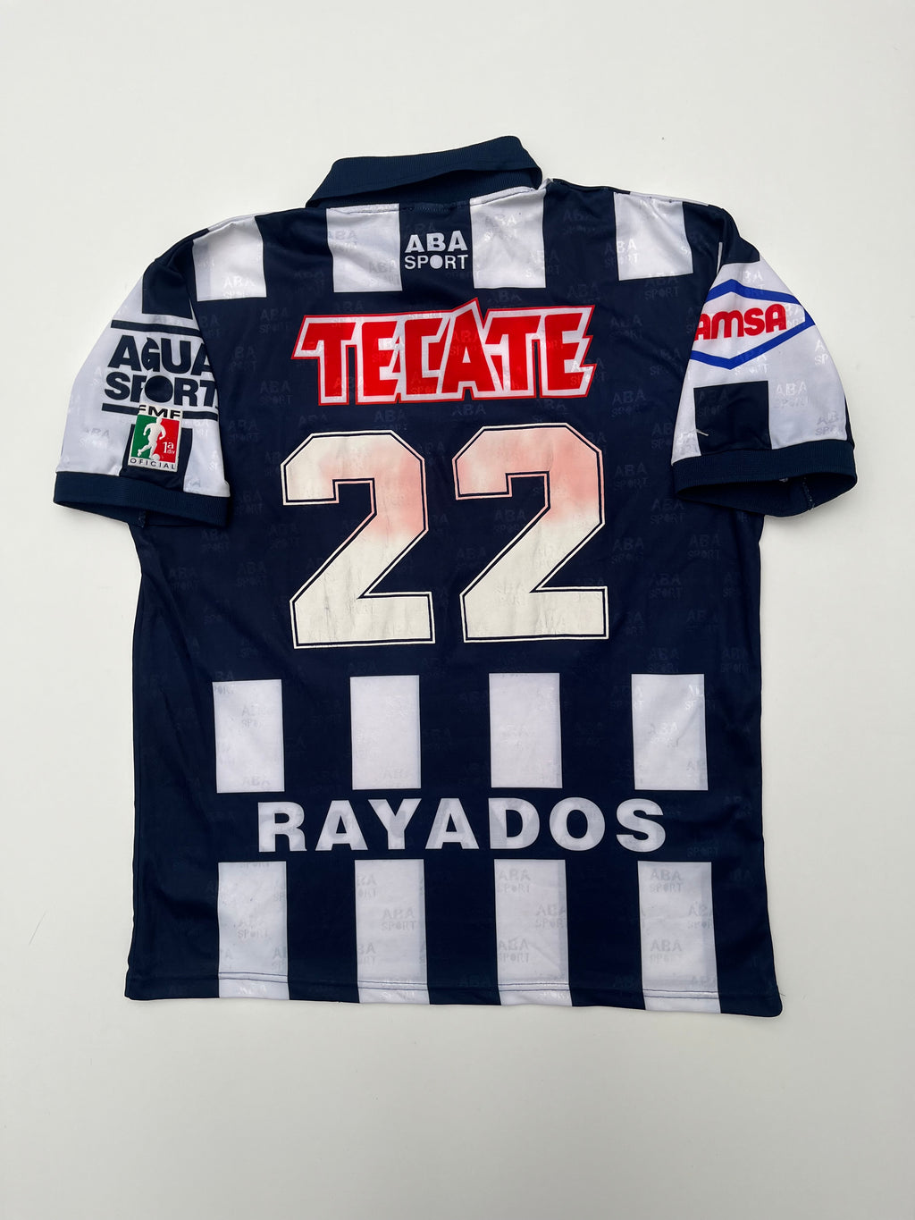 Jersey Rayados Monterrey Local 1996 1997 Match Worn Carlos Bianchezi (L)