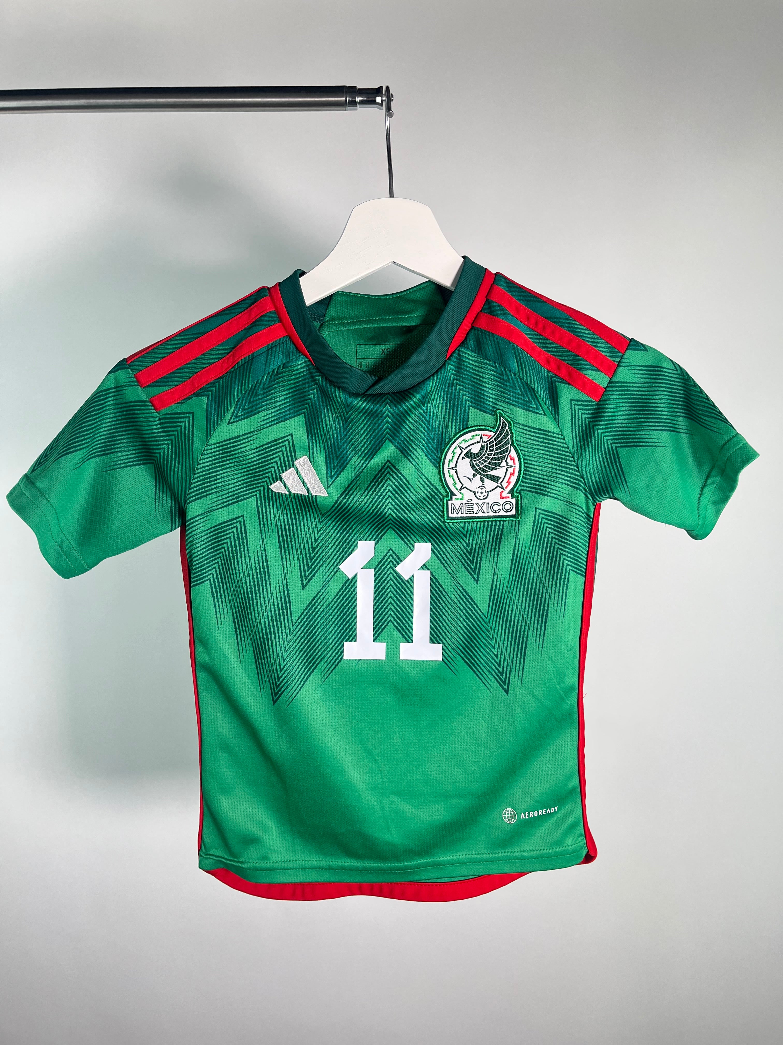 Jersey México Local 2022 2023 Santiago Giménez (XS Niño)