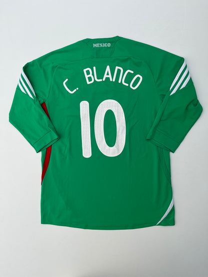 Jersey México Local 2008 2009 Manga 3/4 Cuauhtémoc Blanco (L)
