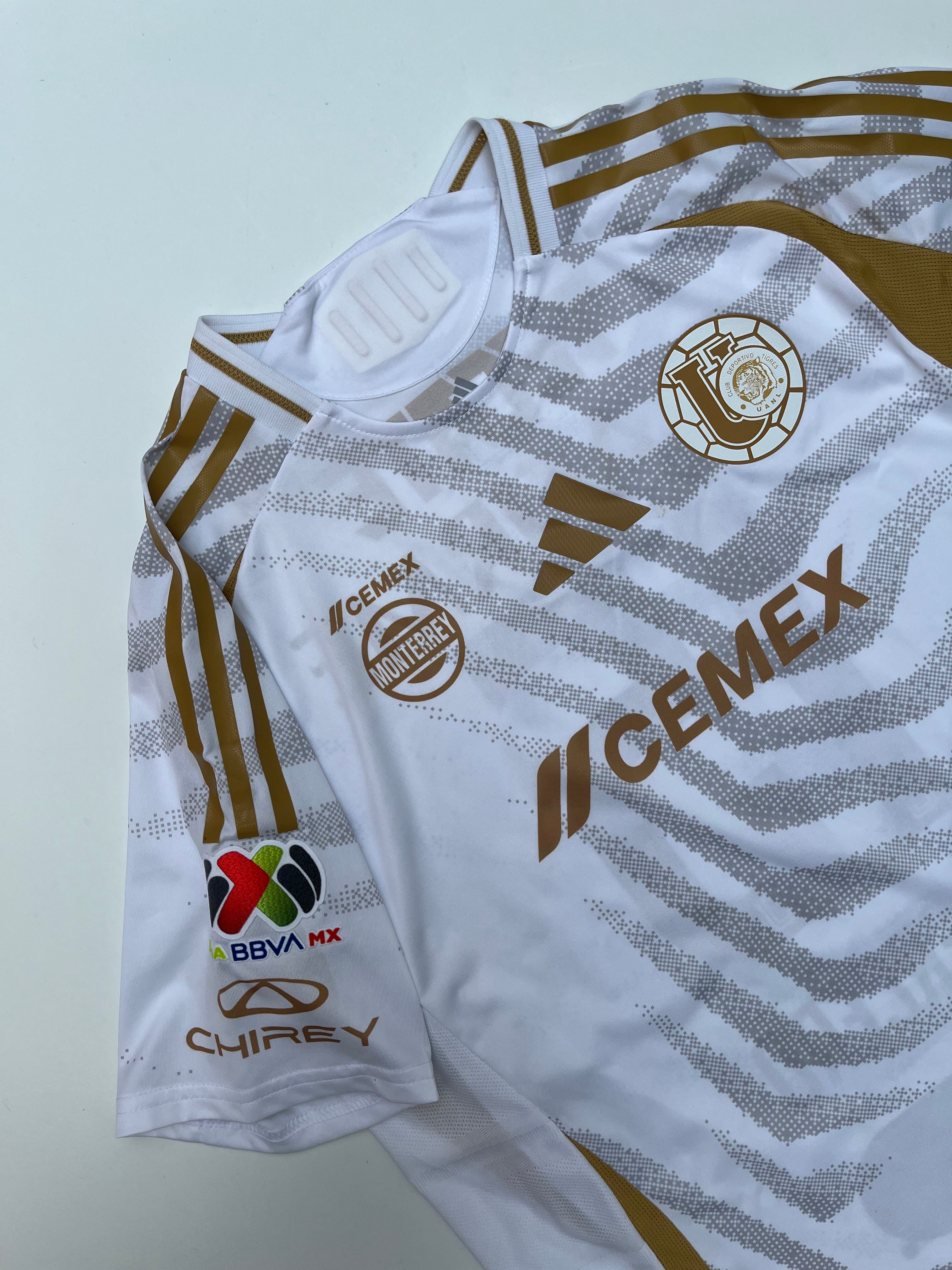 Jersey Tigres Tercero 2024 2025 Match Worn Eduardo Tercero (L)