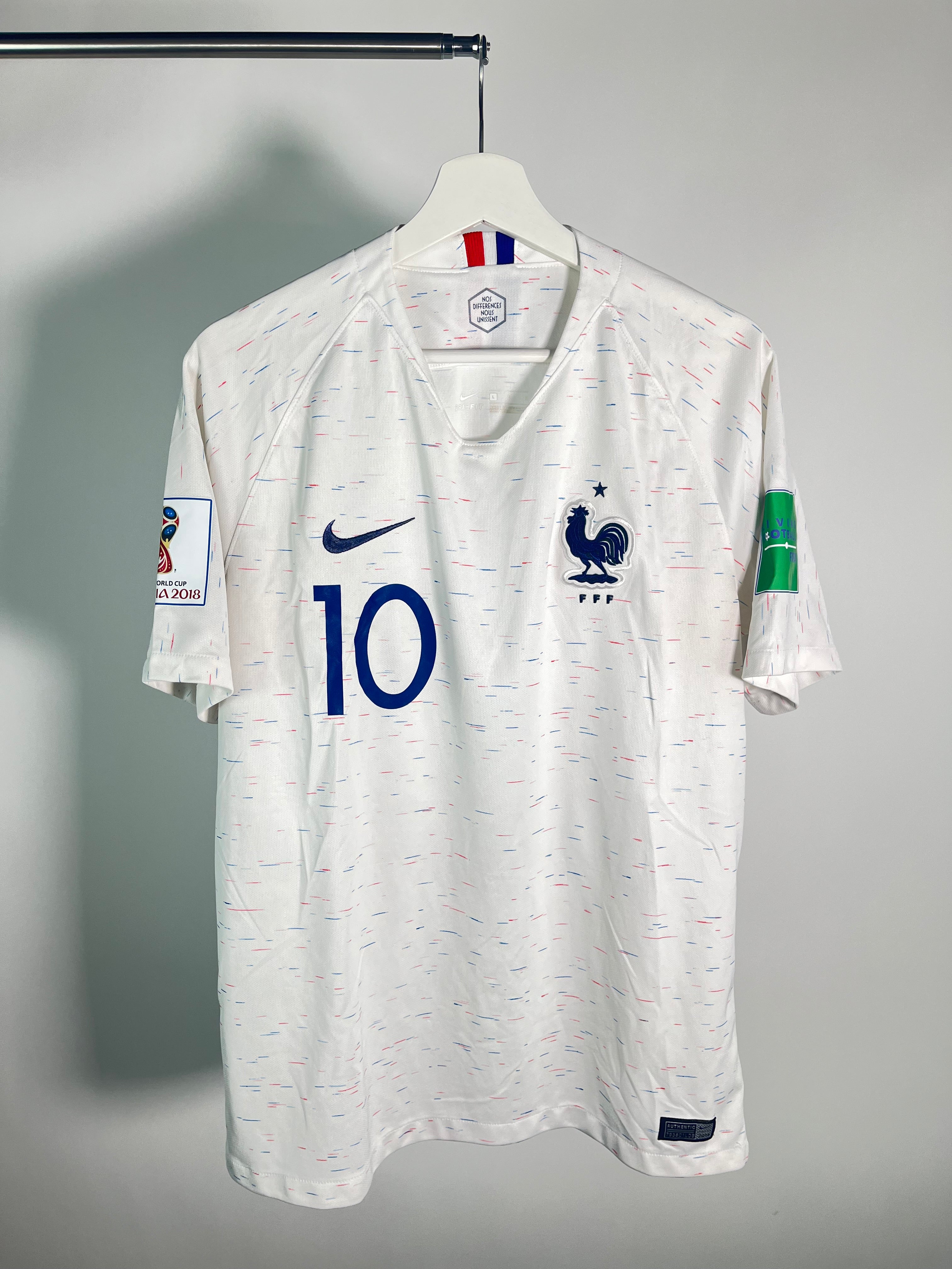 Jersey Francia Visita 2018 2019 *Mundial Rusia* Kylian Mbappé (L)