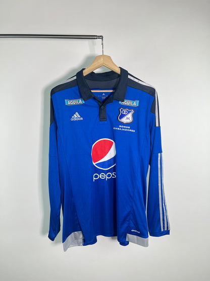 Jersey Millonarios Local 2015 2016 Manga Larga (XL)