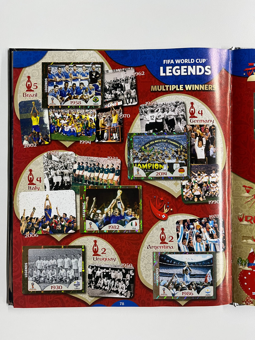 Álbum Panini Mundial Rusia 2018 Pasta Dura (Completo)