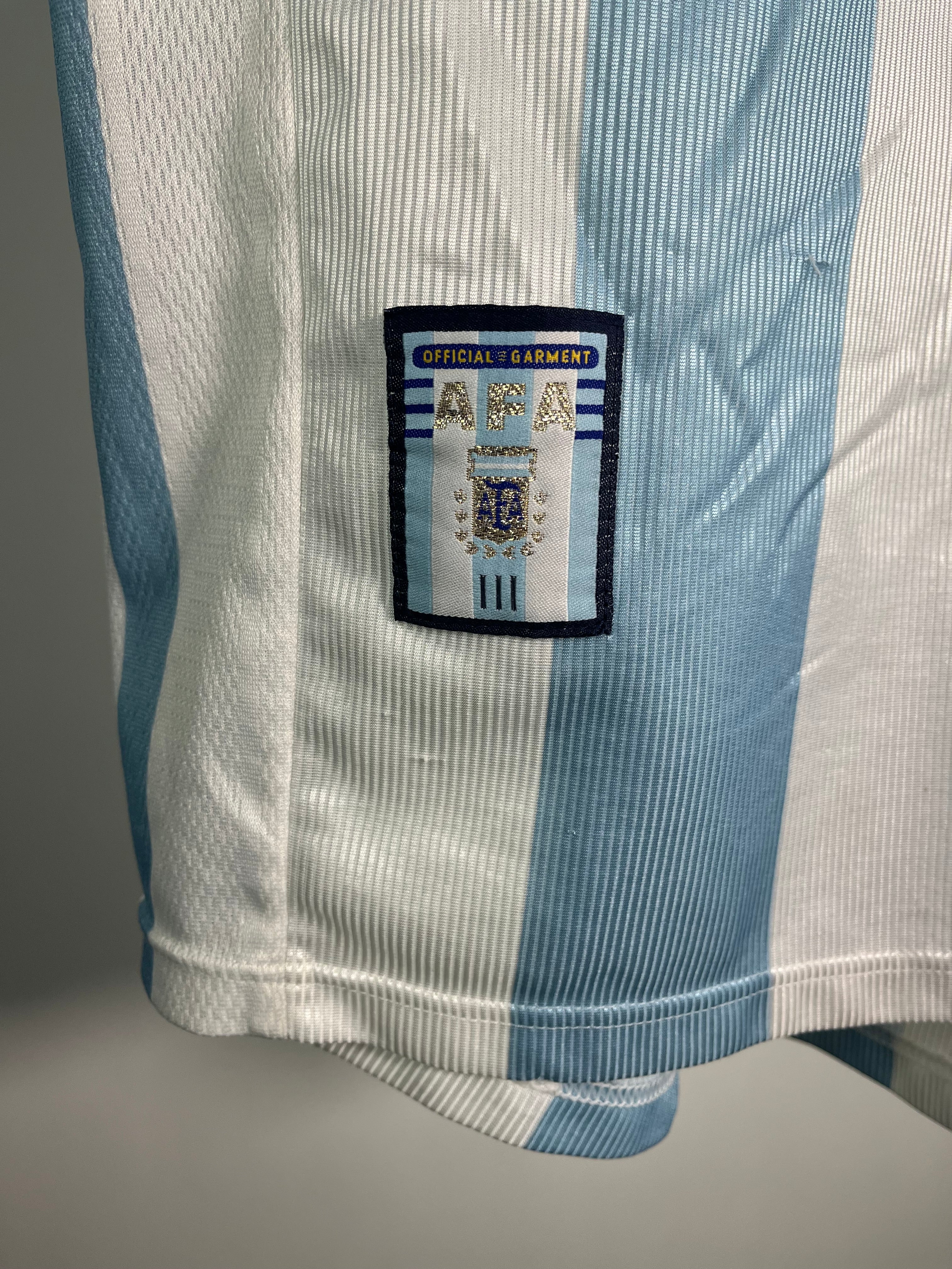 Jersey Argentina 1998 1999 *Mundial Francia* Gabriel Batistuta (L)