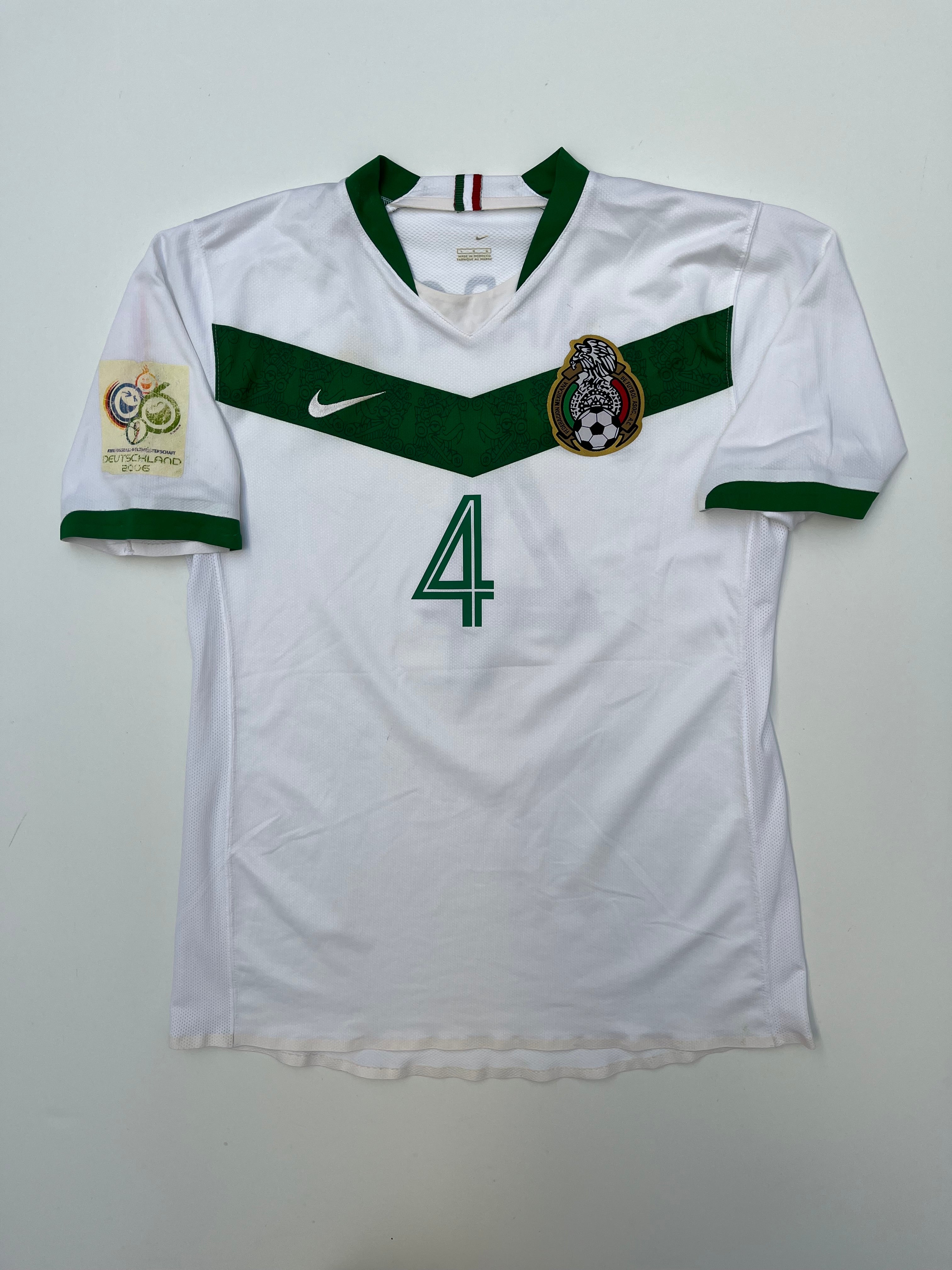 Jersey México Visita 2006 2007 Rafael Márquez Versión Jugador (L)