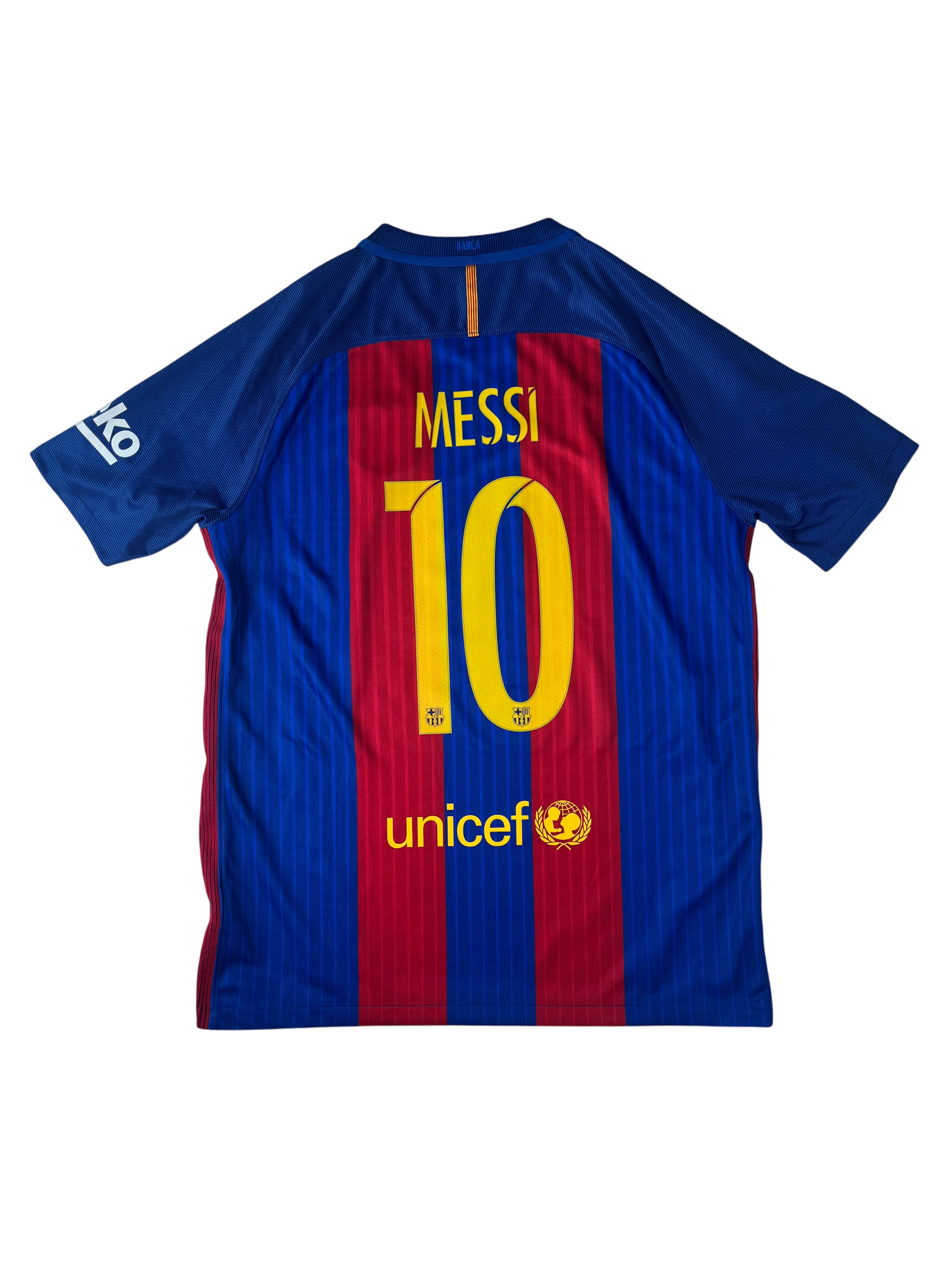 Jersey Barcelona Local 2016 2017 Lionel Messi (L)
