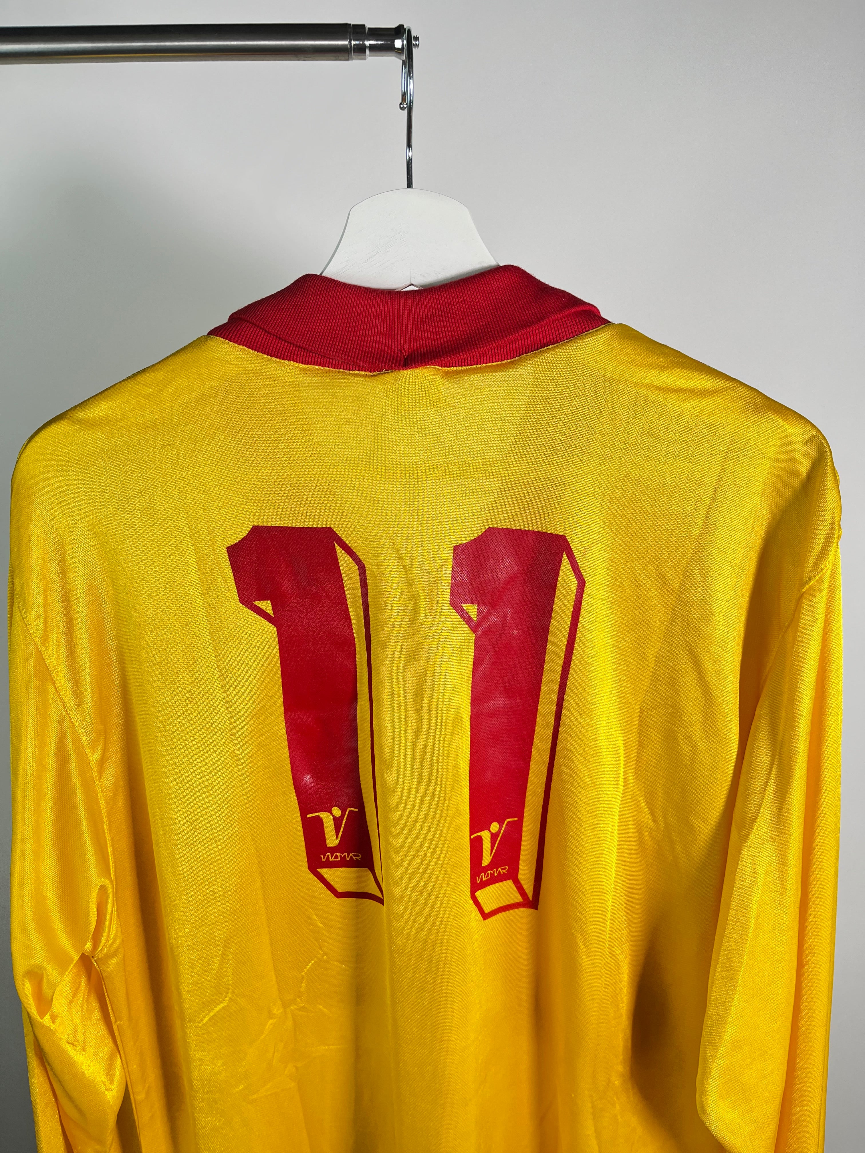 Jersey Atlético Morelia Local 1992 1993 Match Worn Manga Larga Anibal "El Tigre" González (L)