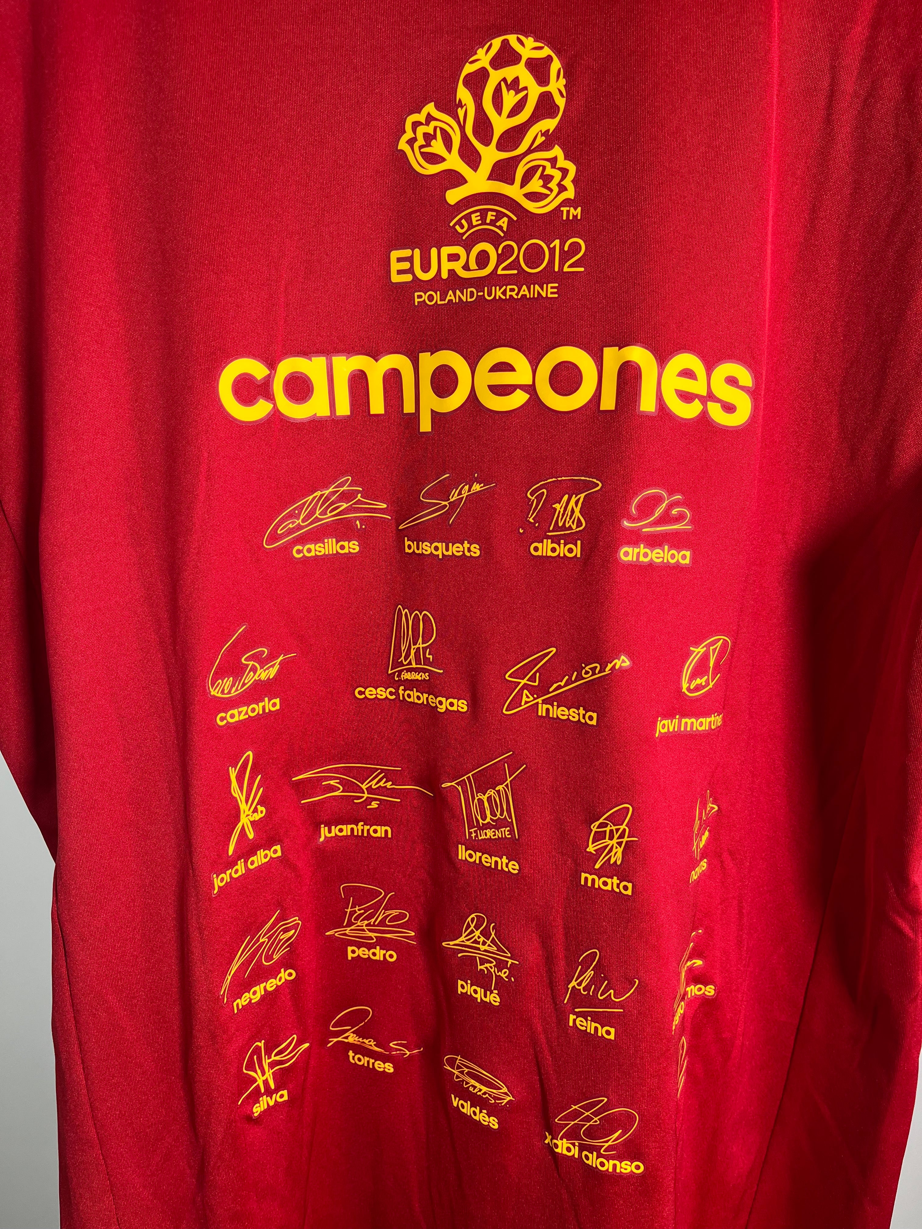 Jersey España Local 2012 2013 Edición Especial Campeones (S)