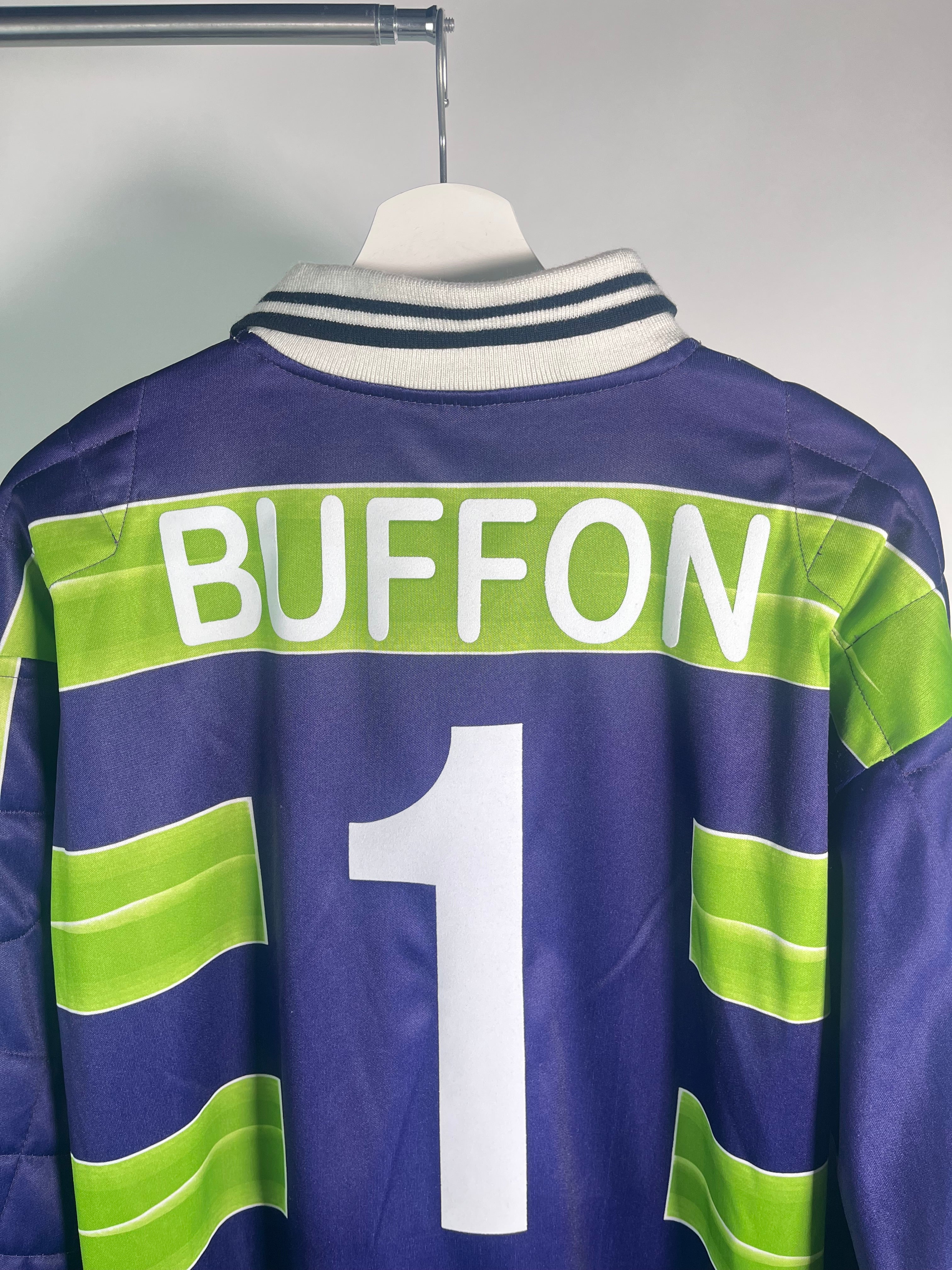 Jersey Parma Portero 1998 1999 Manga Larga Gianluigi Buffon (L)