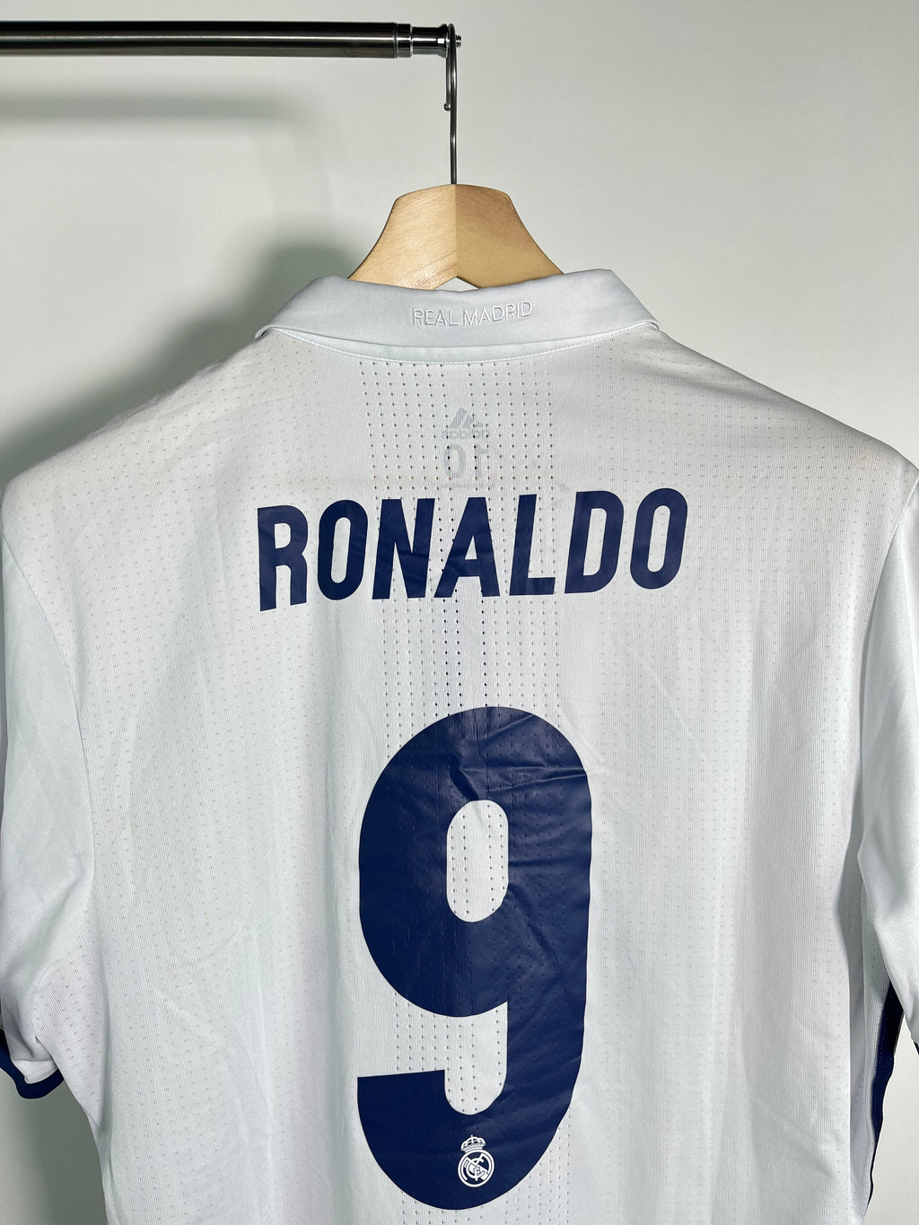 Jersey Real Madrid Local 2016 2017 *Adizero* Utilería Ronaldo Nazario (Talla 10 XL)