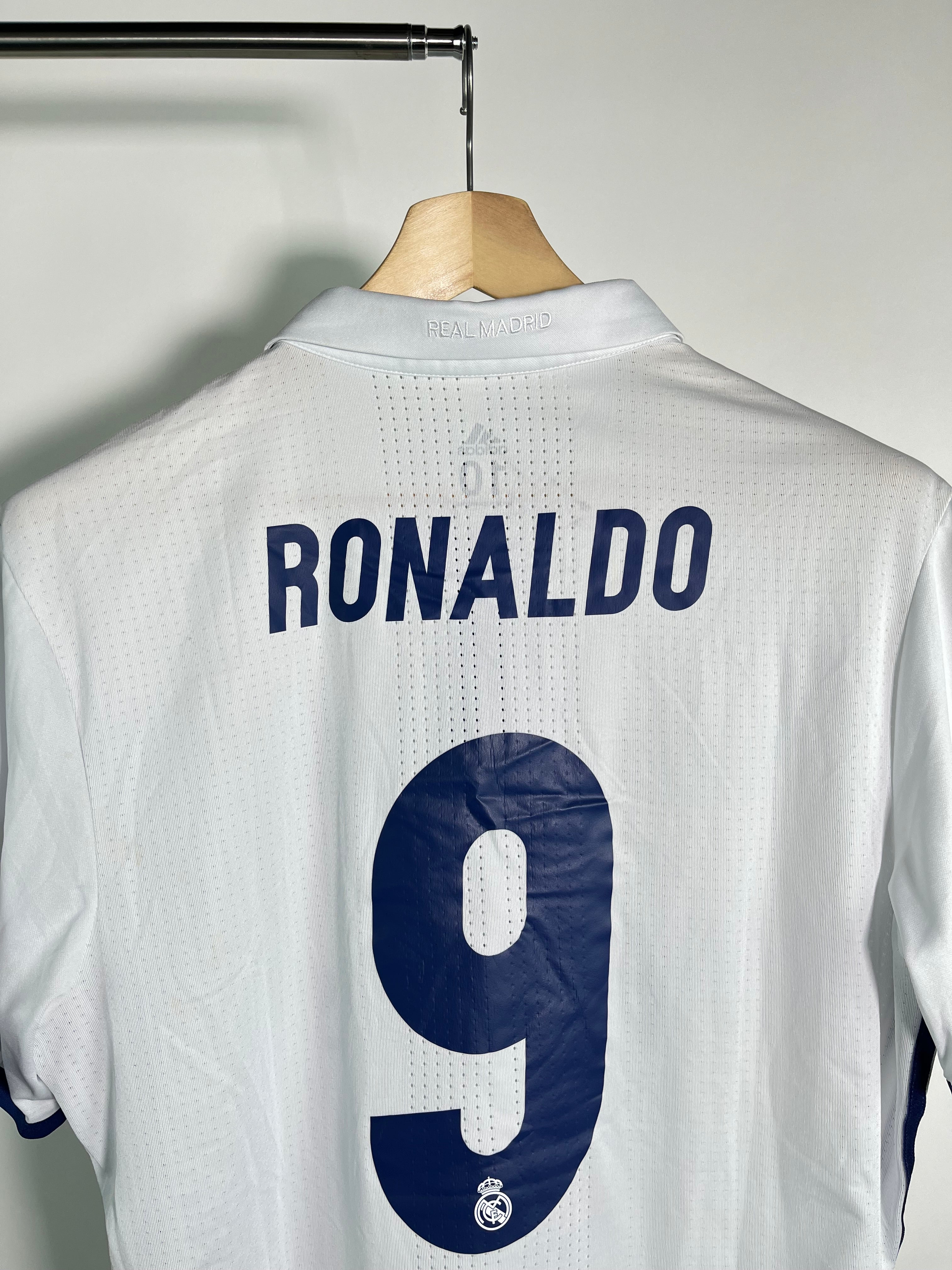 Jersey Real Madrid Local 2016 2017 *Adizero* Utilería Ronaldo Nazario (Talla 10 XL)