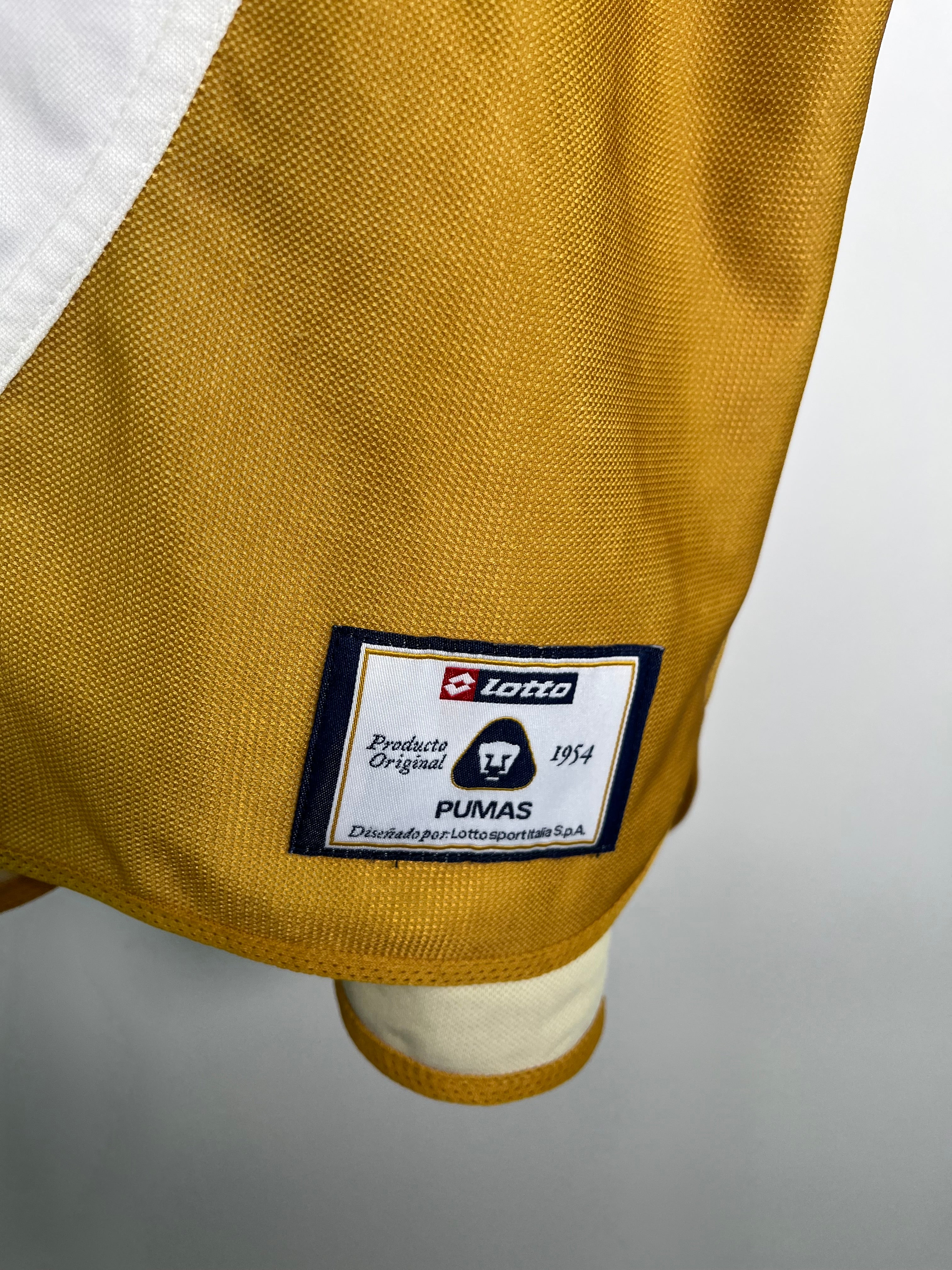 Jersey Pumas Local Copa Libertadores 2002 2003 Match Worn Jaime Lozano (L)